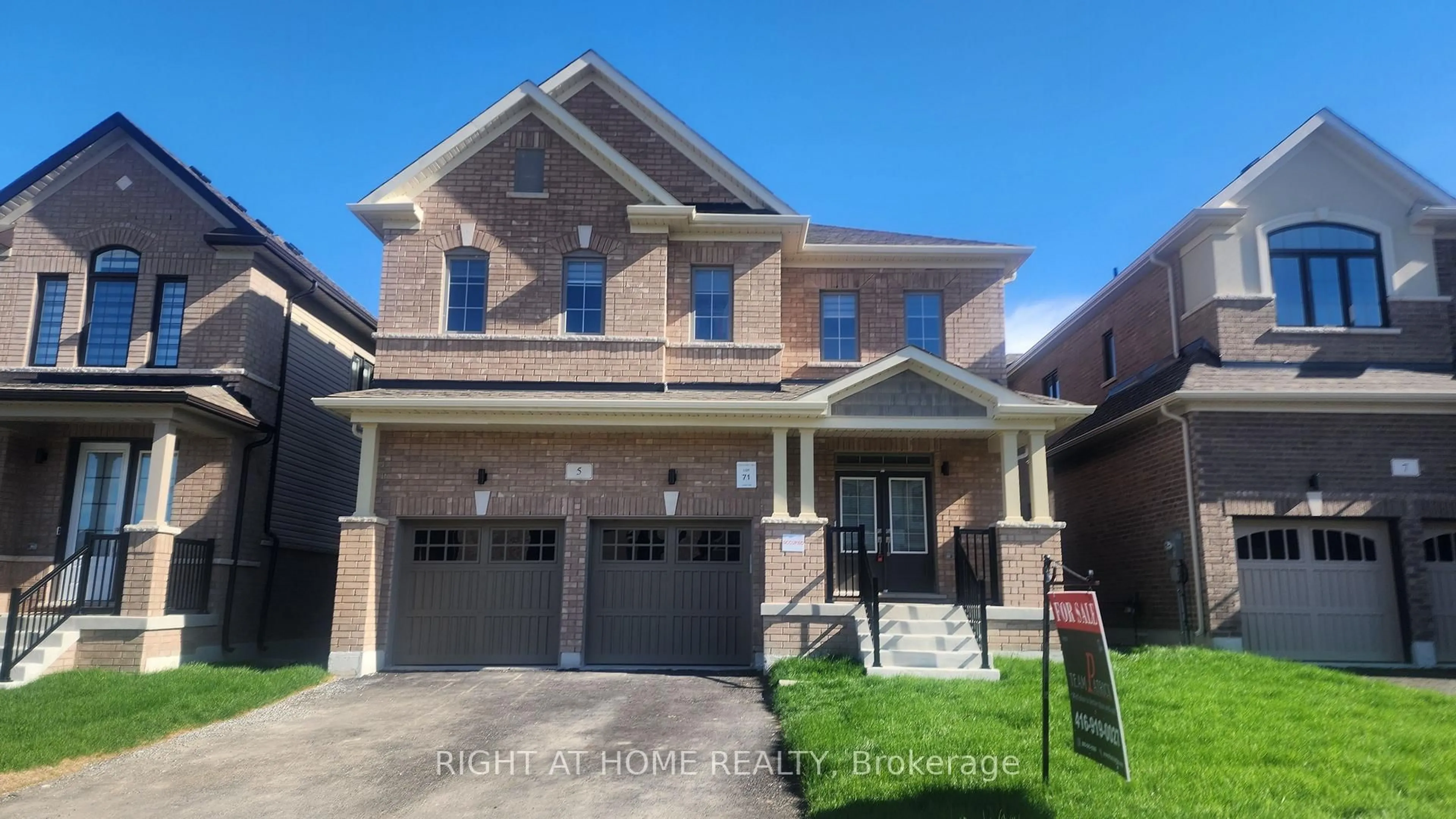 Home with brick exterior material, street for 5 Stennett Dr, Georgina Ontario L4P 0J4