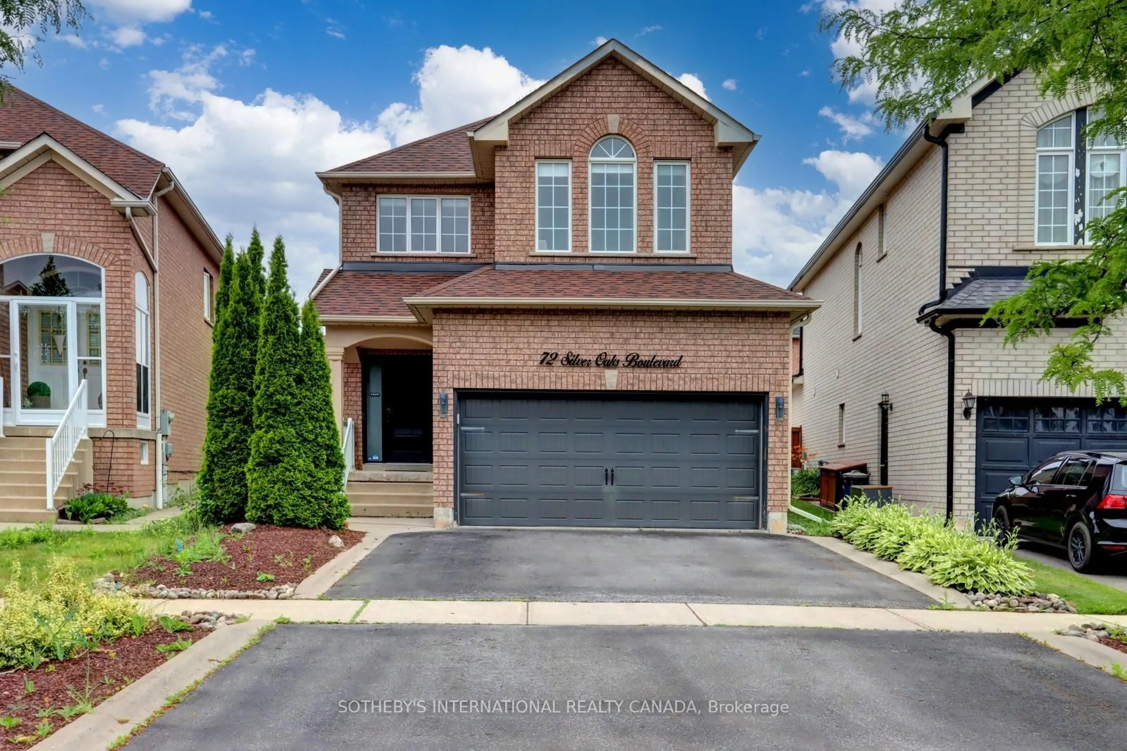 Home with brick exterior material, street for 72 Silver Oaks Blvd, Vaughan Ontario L4H 1V8