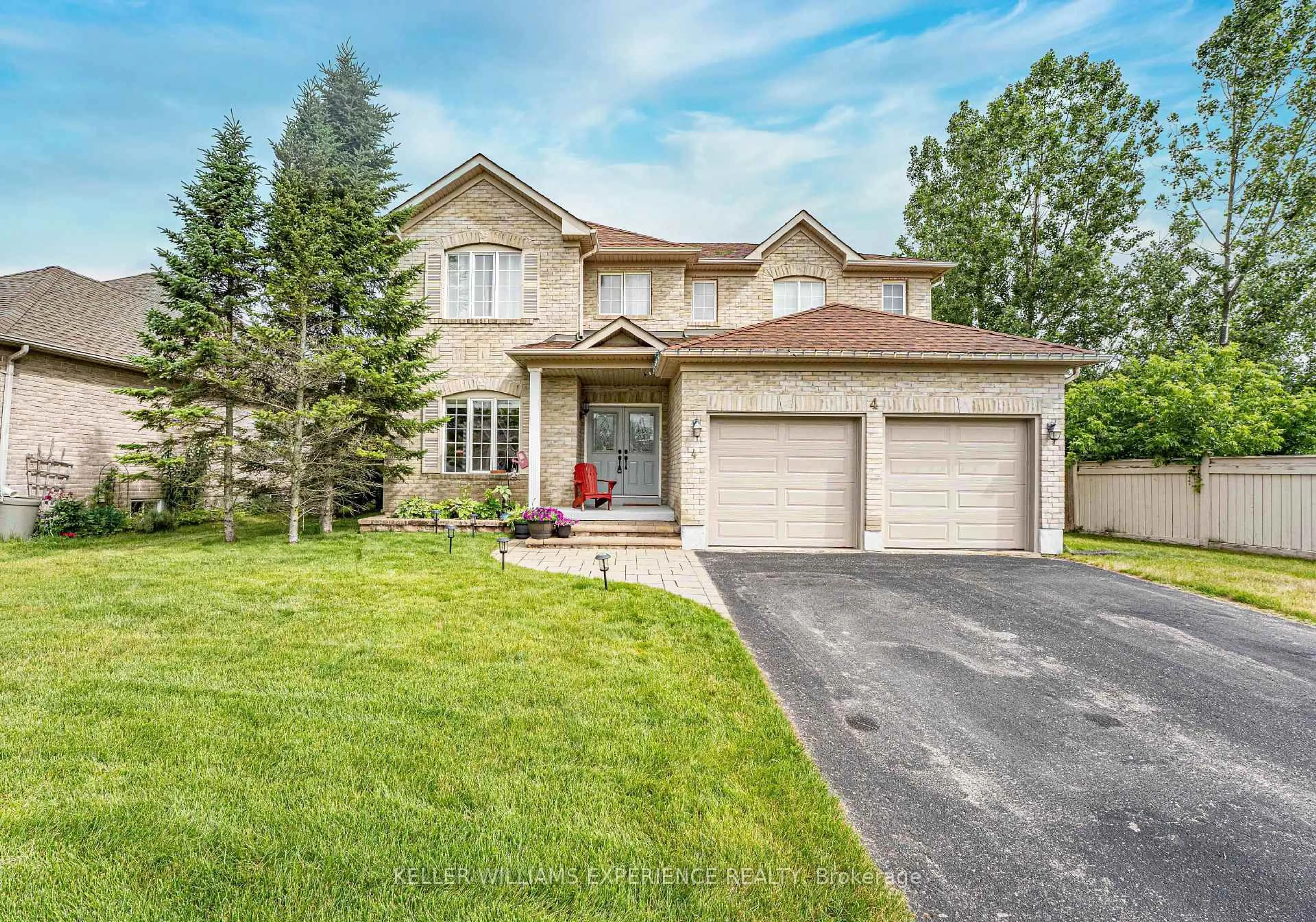 Home with brick exterior material, street for 4 GOLD PARK Gate, Essa Ontario L3W 0C2
