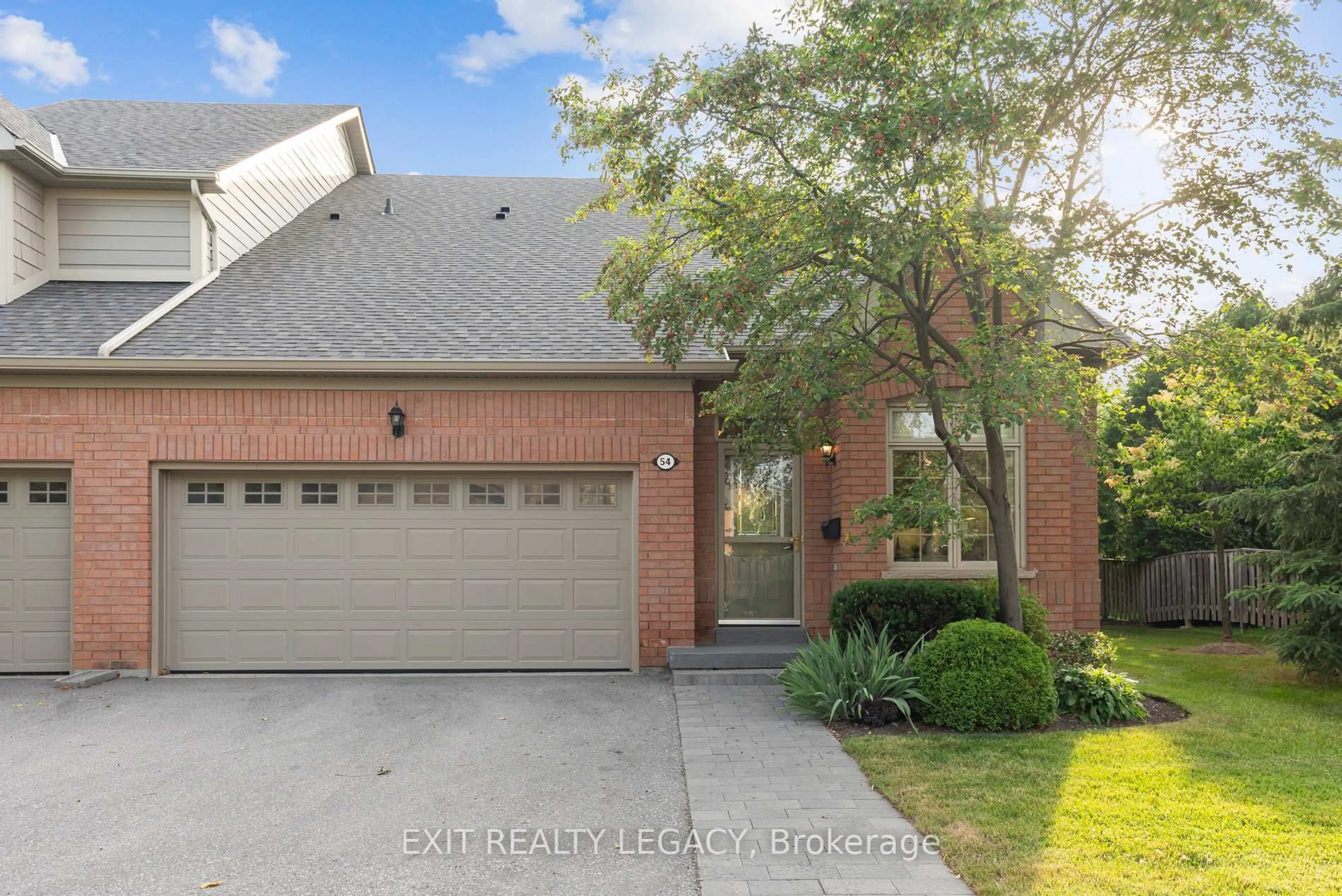 Home with brick exterior material, street for 54 Louisbourg Way, Markham Ontario L6E 2A2