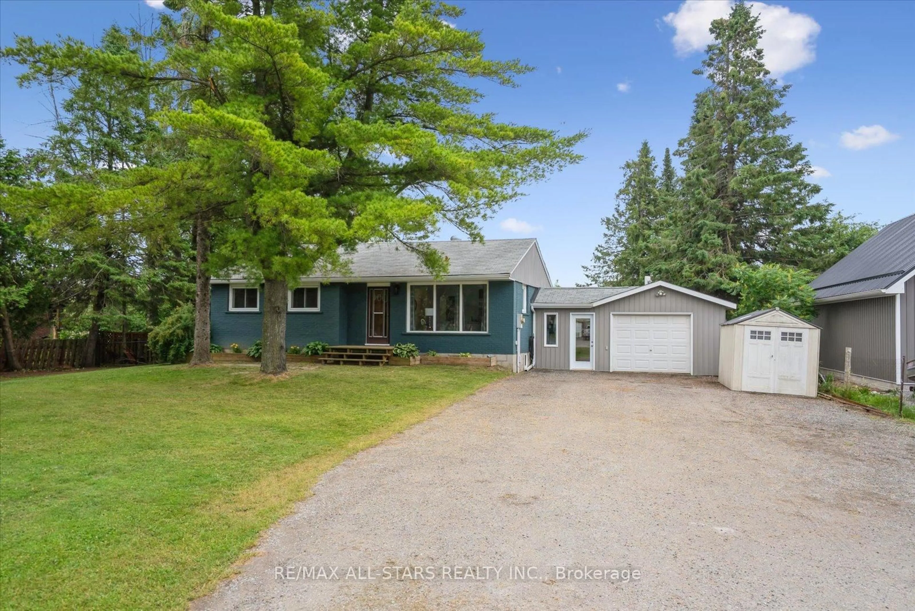 A pic from outside/outdoor area/front of a property/back of a property/a pic from drone, street for 1500 Concession 6 Rd, Brock Ontario L0K 1A0