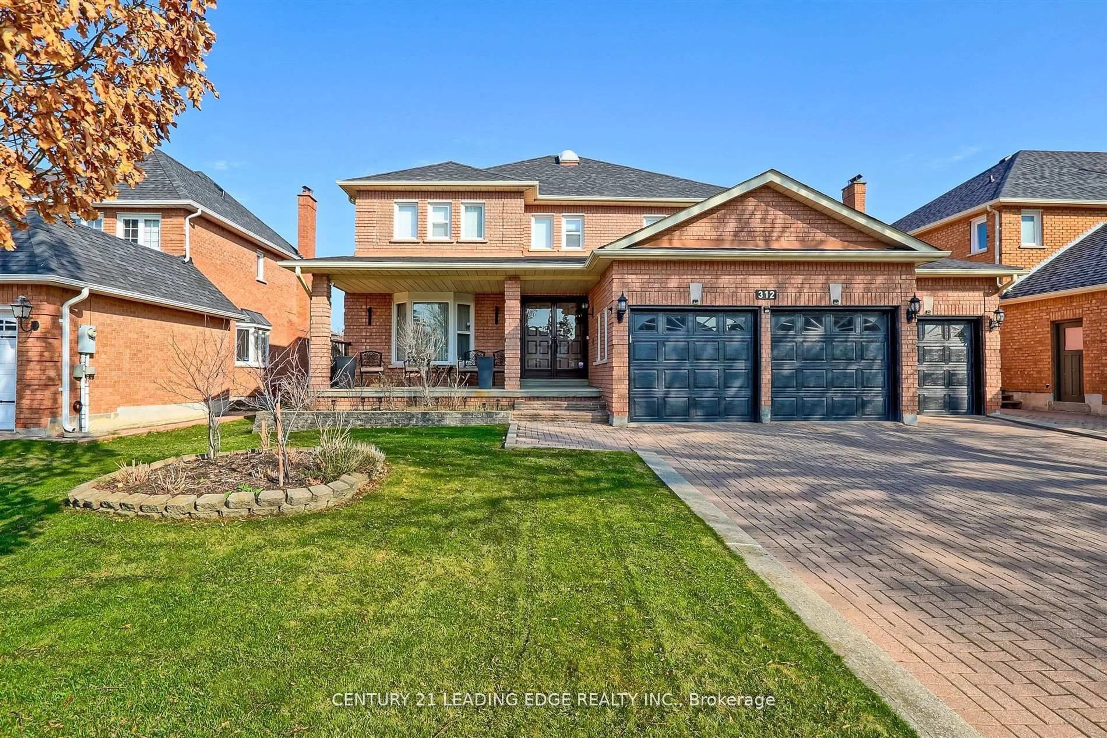Home with brick exterior material, street for 312 Valeria Blvd, Vaughan Ontario L4L 6V7