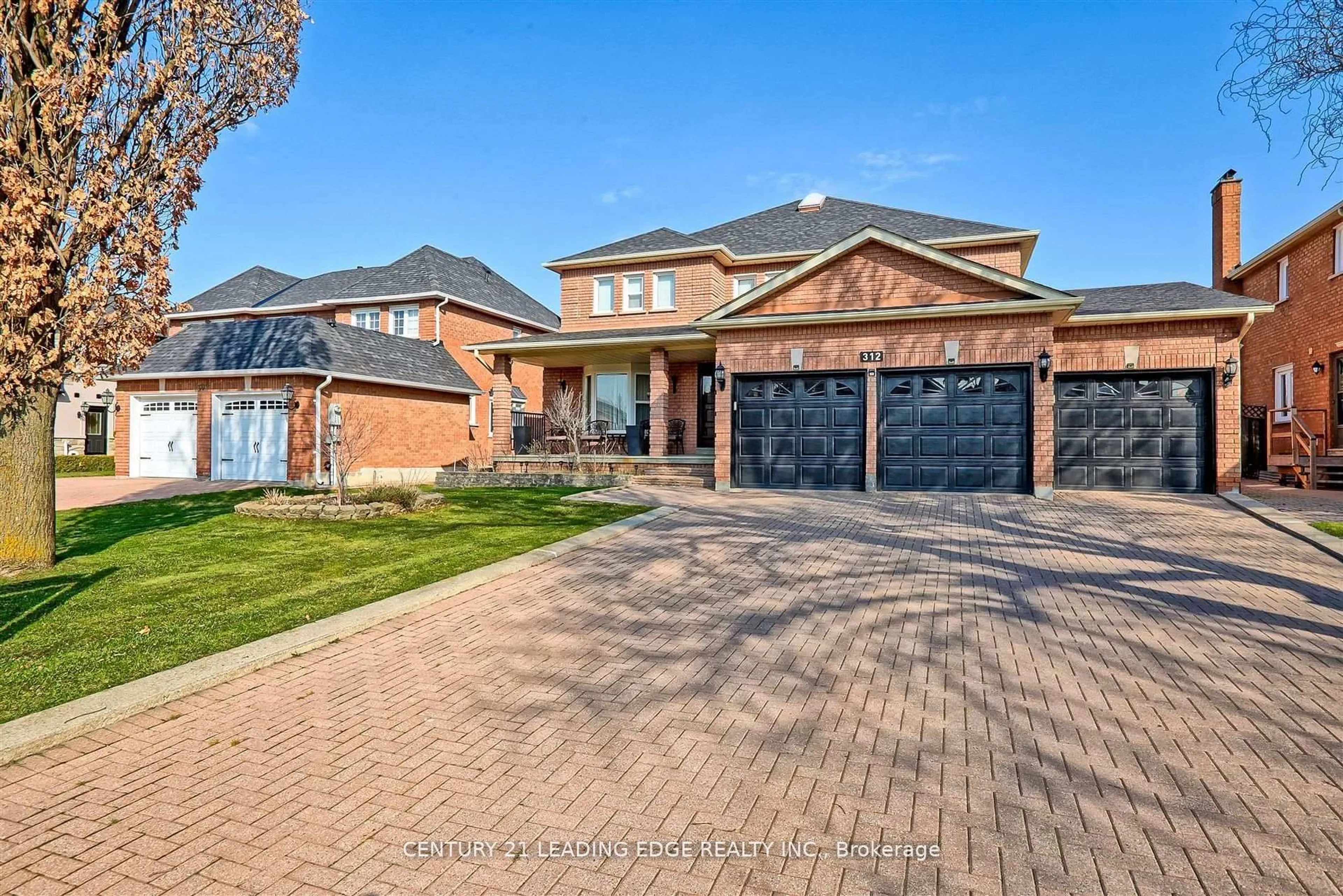 Home with brick exterior material, street for 312 Valeria Blvd, Vaughan Ontario L4L 6V7