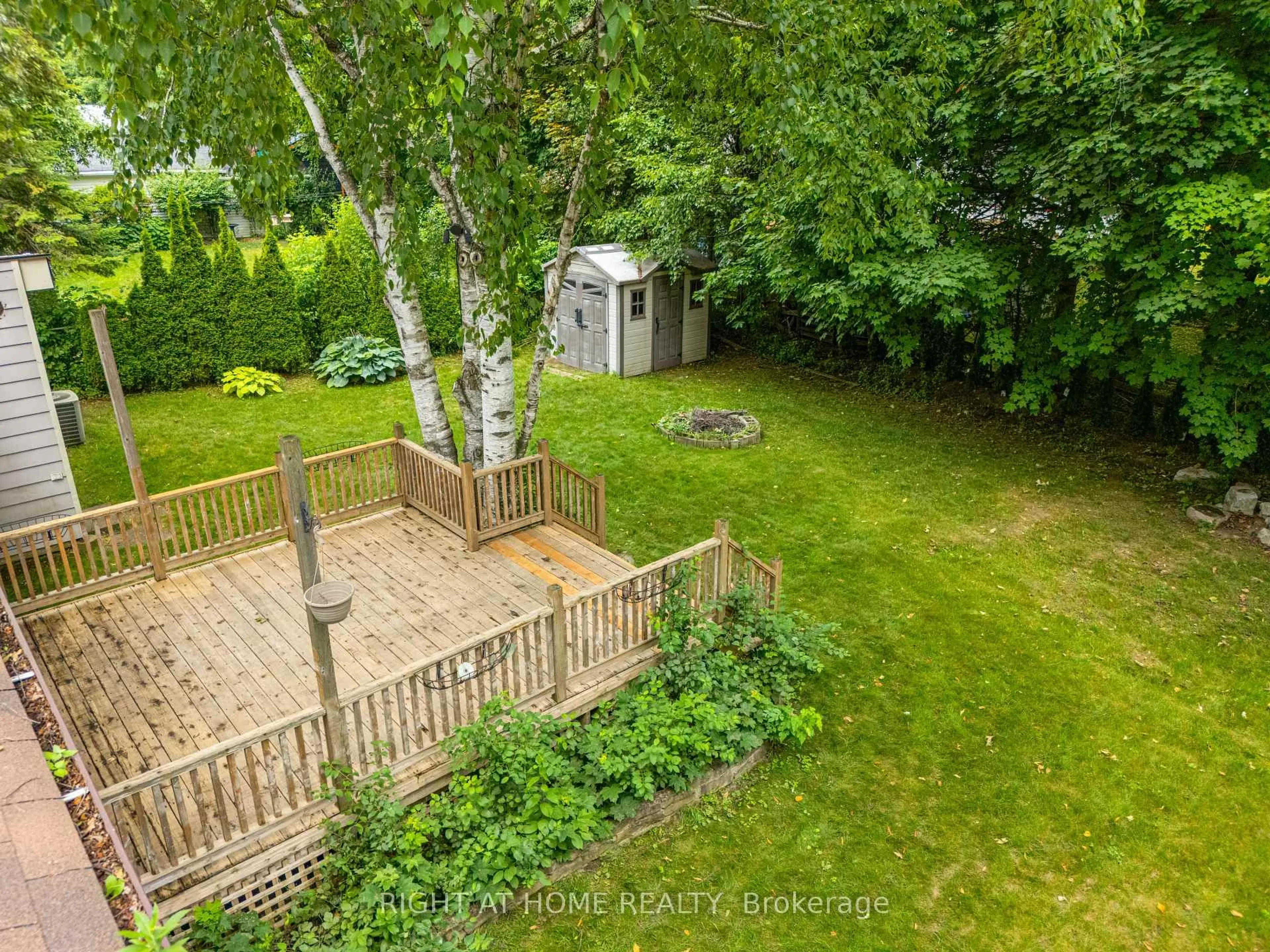 A pic from outside/outdoor area/front of a property/back of a property/a pic from drone, forest/trees view for 102 Murray Dr, Aurora Ontario L4G 2C5