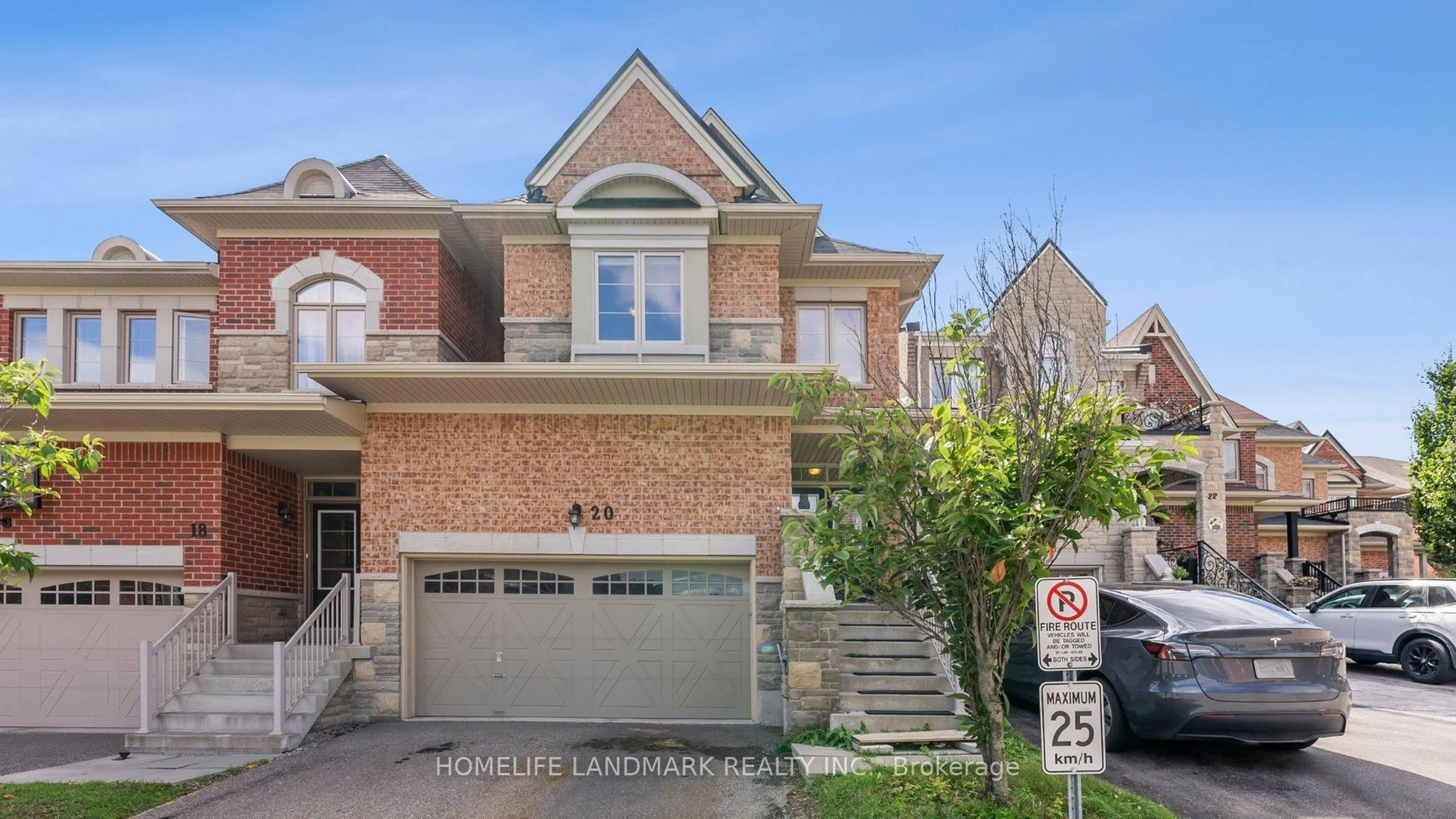 Home with brick exterior material, street for 20 Mack Clement Lane, Richmond Hill Ontario L4S 0G2