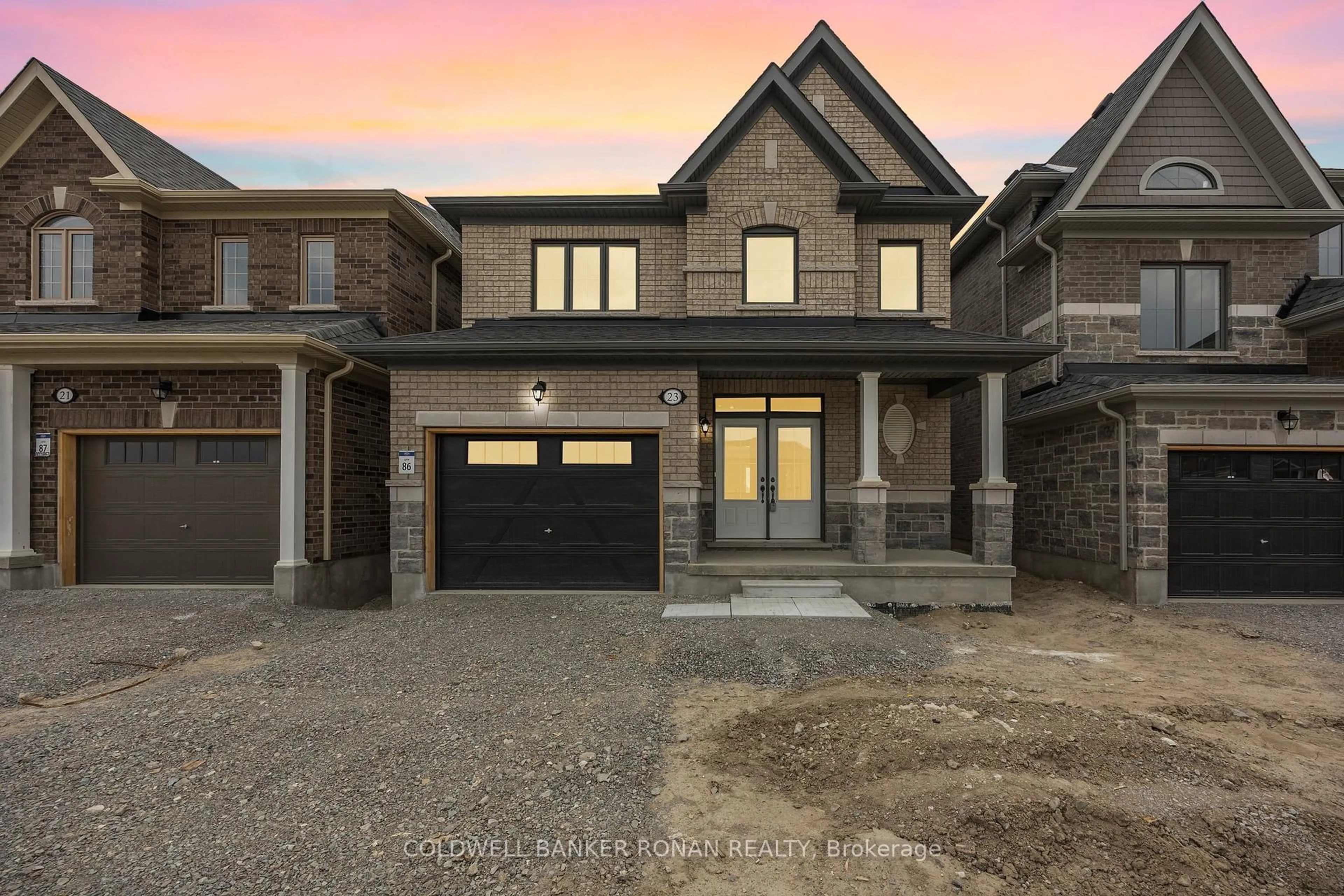 Home with brick exterior material, street for 23 Fenn Cres, New Tecumseth Ontario L9R 1V4