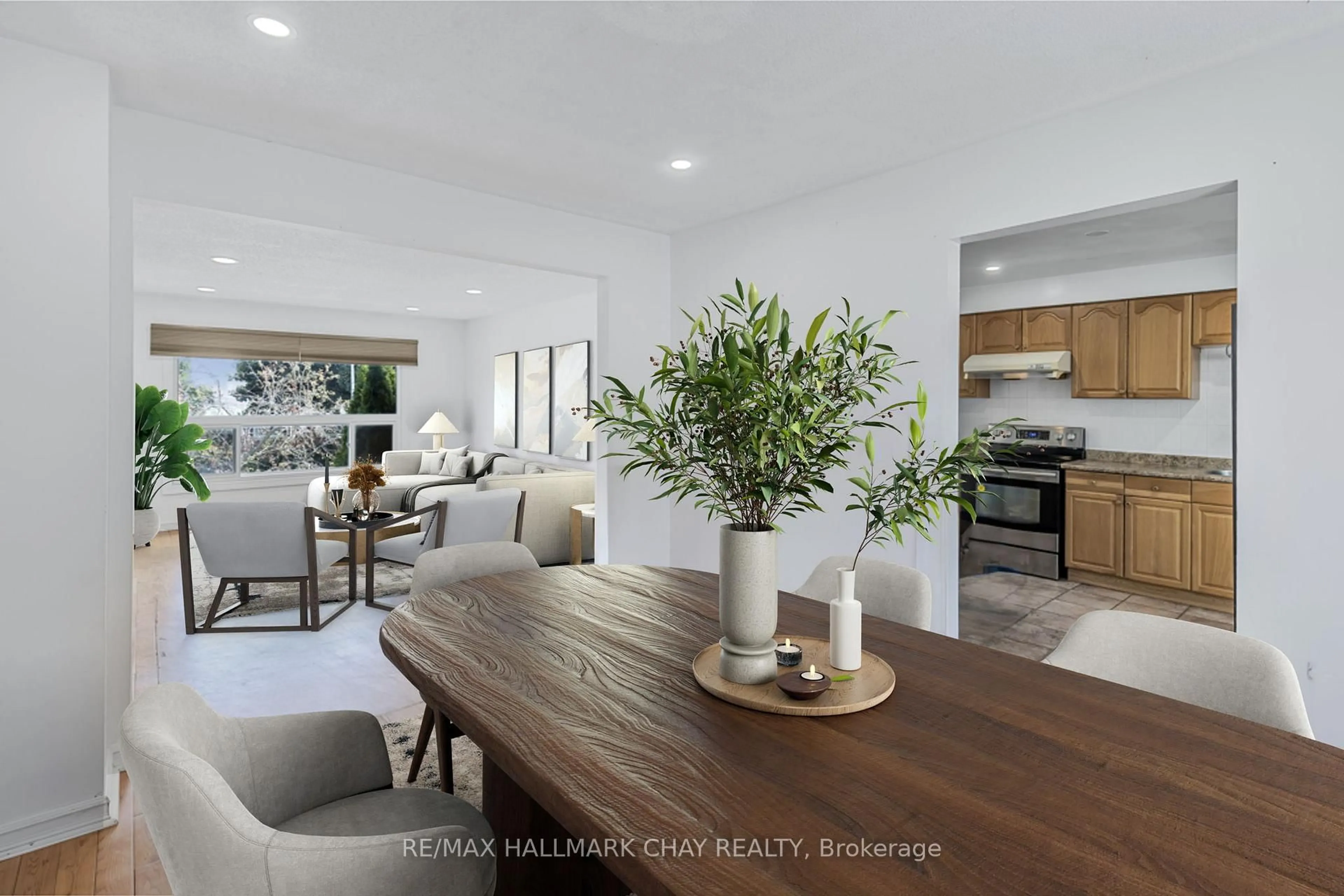 Open concept kitchen, unknown for 216 Colborne St, Bradford West Gwillimbury Ontario L3Z 2R5
