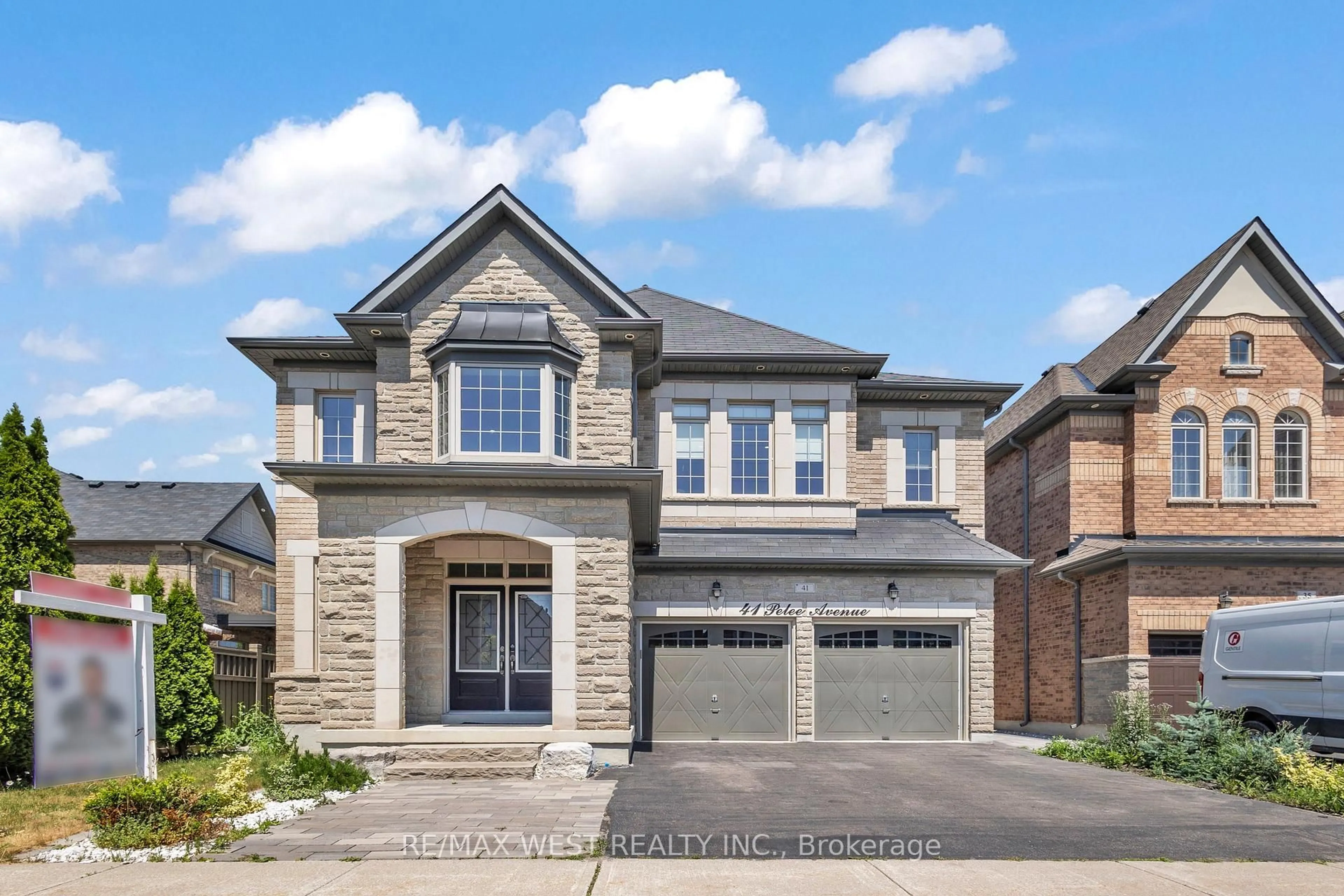 Home with brick exterior material, street for 41 Pelee Ave, Vaughan Ontario L4H 3Y9