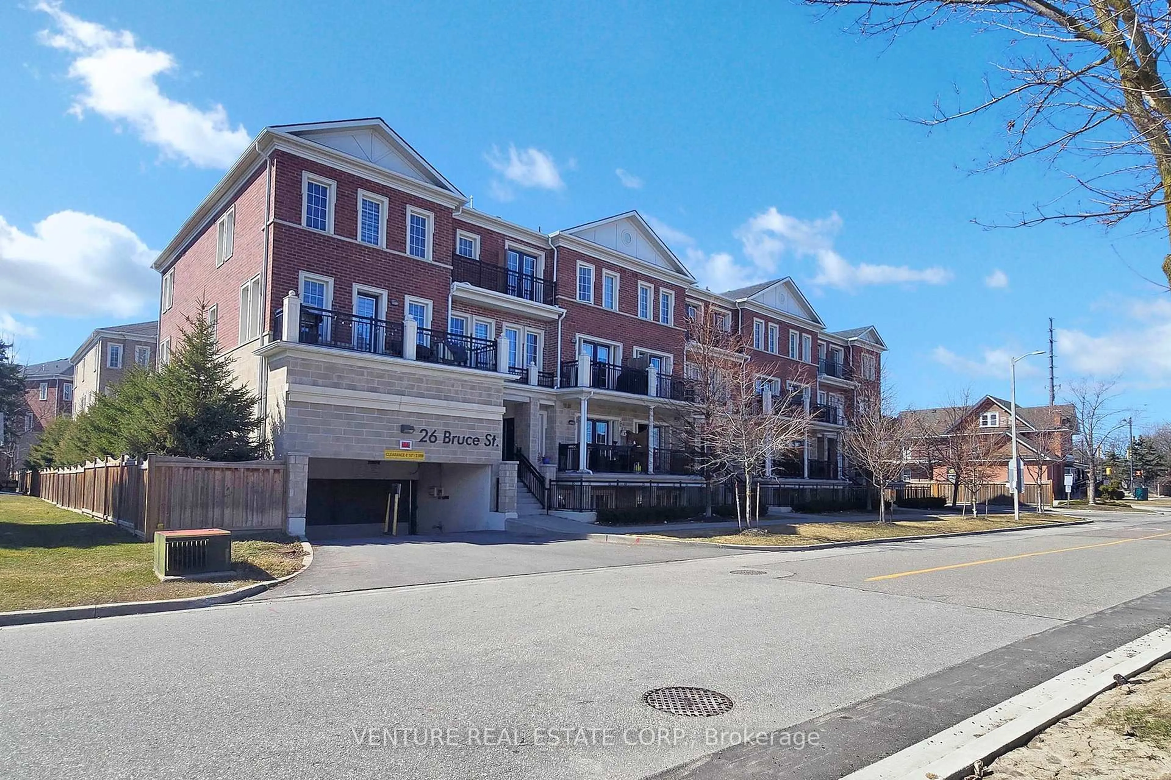 A pic from outside/outdoor area/front of a property/back of a property/a pic from drone, street for 26 Bruce St #E11, Vaughan Ontario L4L 0H4