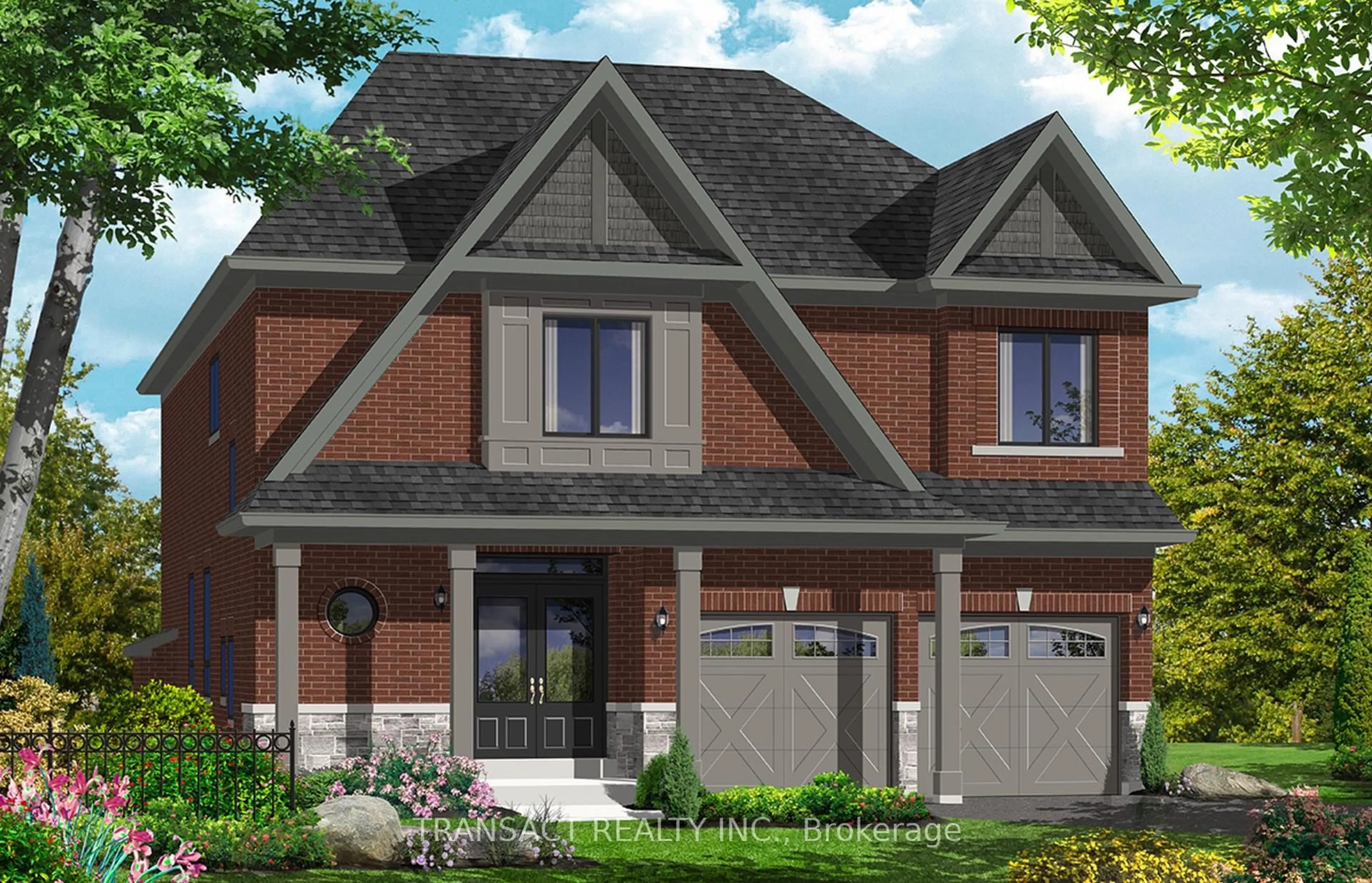 Home with brick exterior material, street for 5 Wakefield Blvd, Essa Ontario L3W 0L7