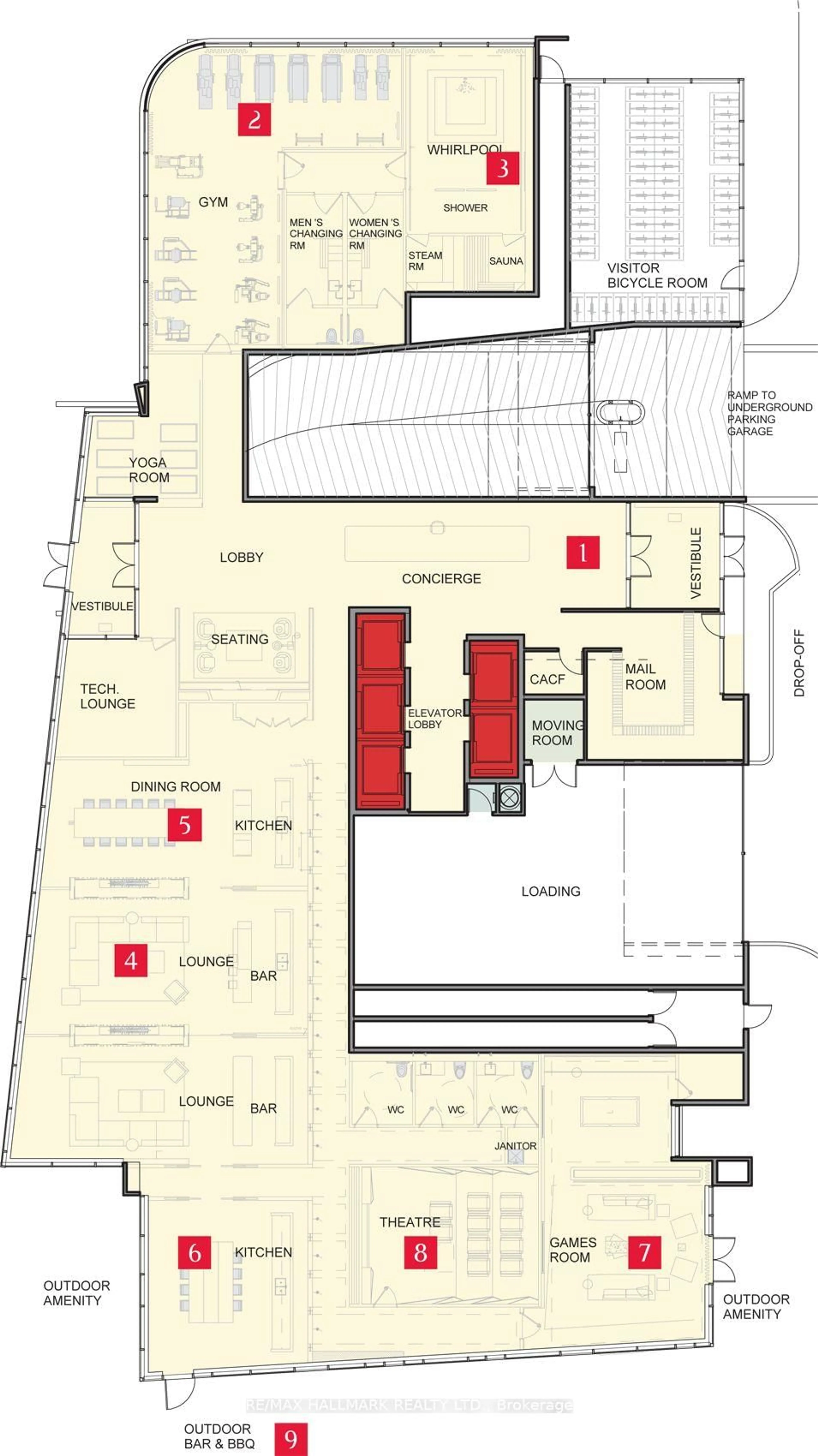 Floor plan for 7895 Jane St #906, Vaughan Ontario L4K 0K2