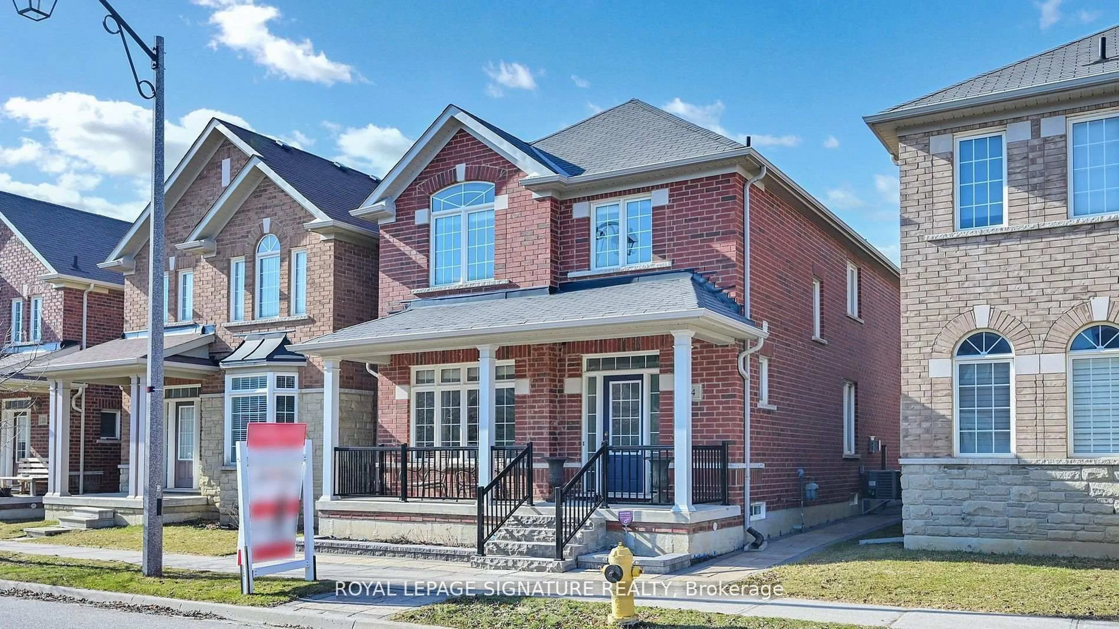 Home with brick exterior material, street for 24 Honey Glen Ave, Markham Ontario L6B 0T8