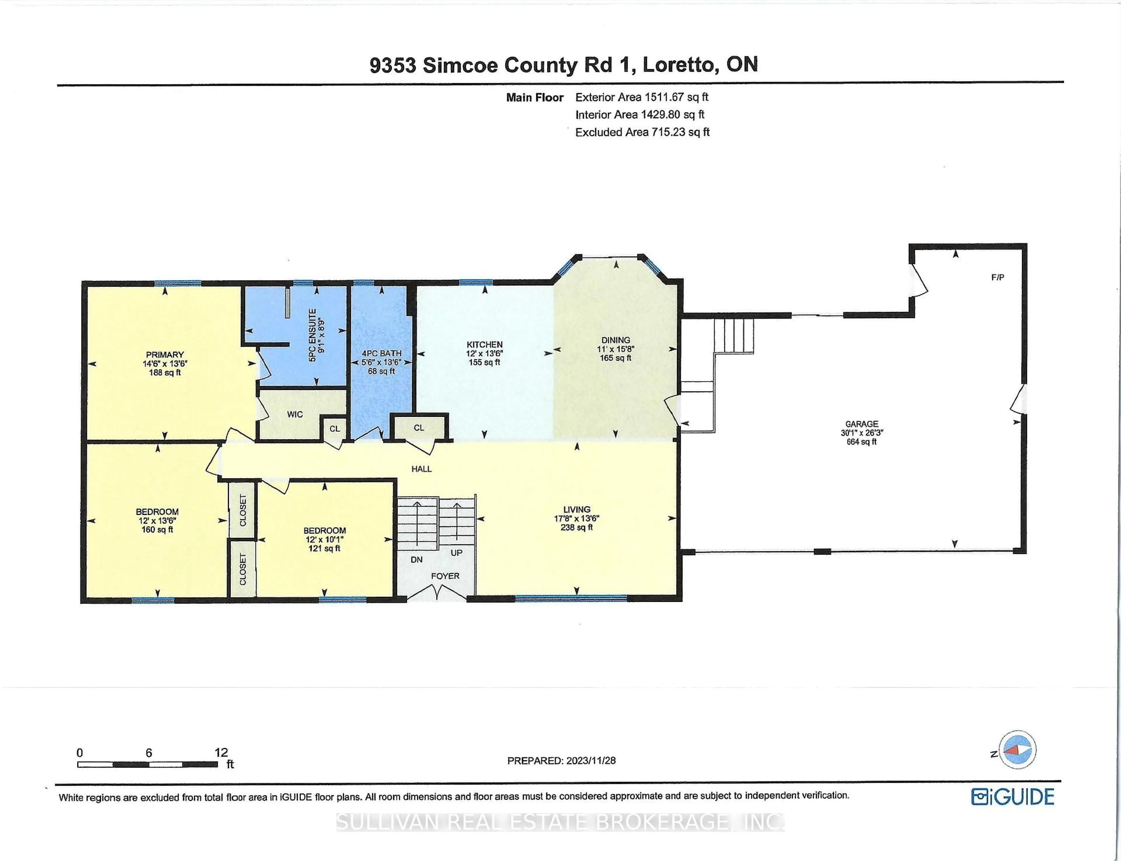 Floor plan for 9353 County Road 1 Rd, Adjala-Tosorontio Ontario L0N 1P0