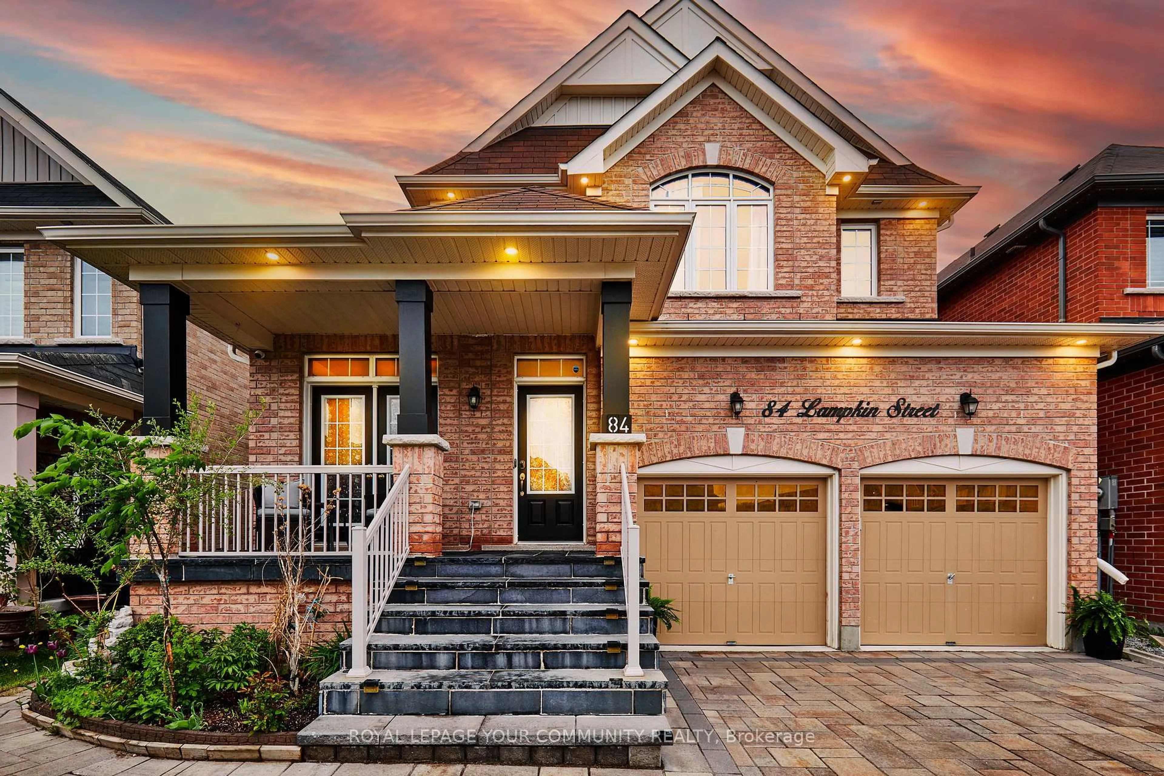 Home with brick exterior material, street for 84 Lampkin St, Georgina Ontario L0E 1R0