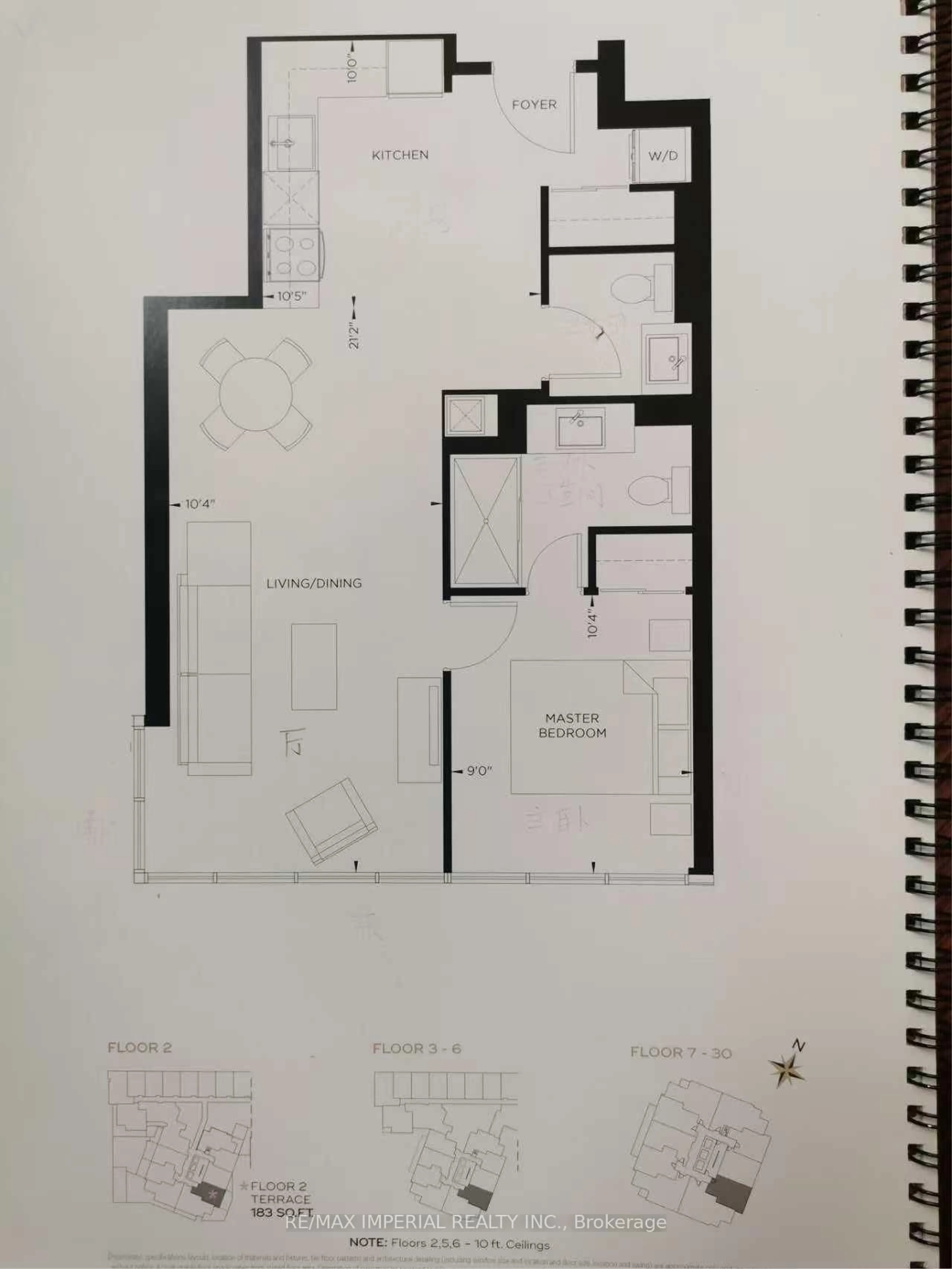 Floor plan for 2916 Highway 7 #701, Vaughan Ontario L4K 0K6