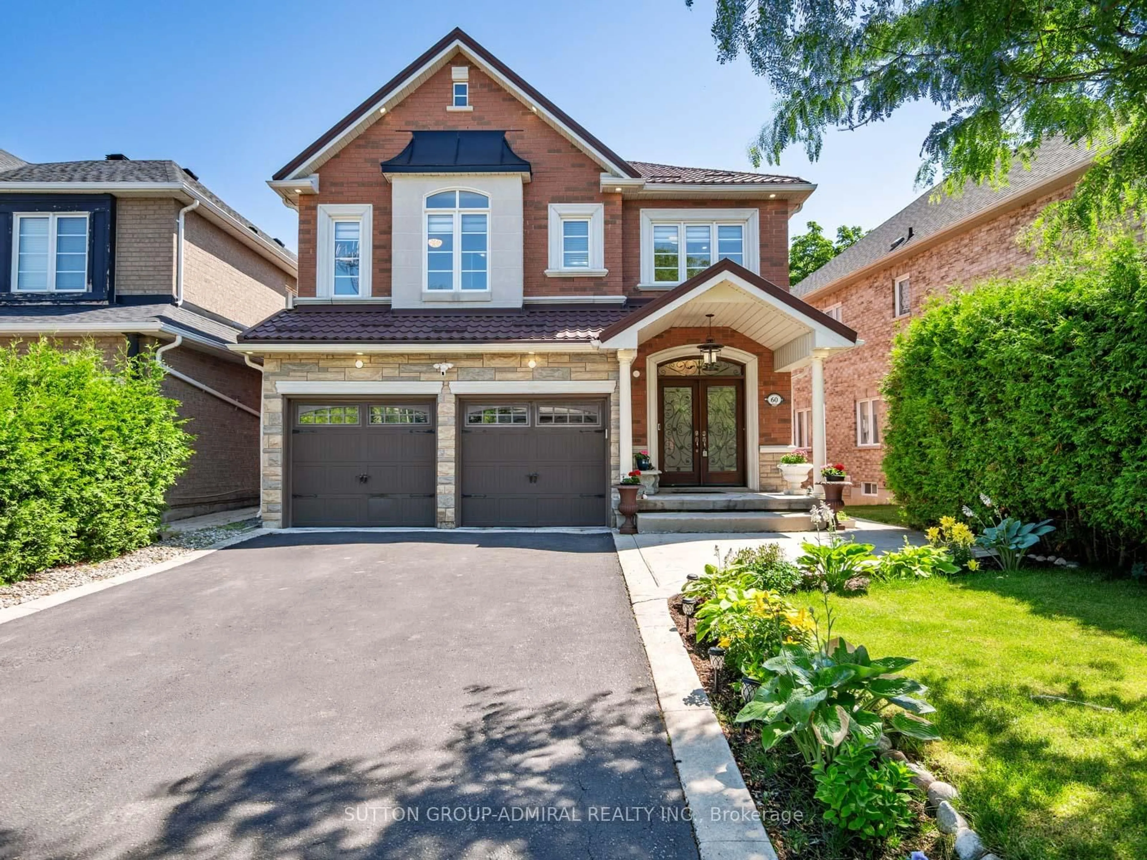 Home with brick exterior material, street for 60 Starwood Rd, Vaughan Ontario L4J 9C9