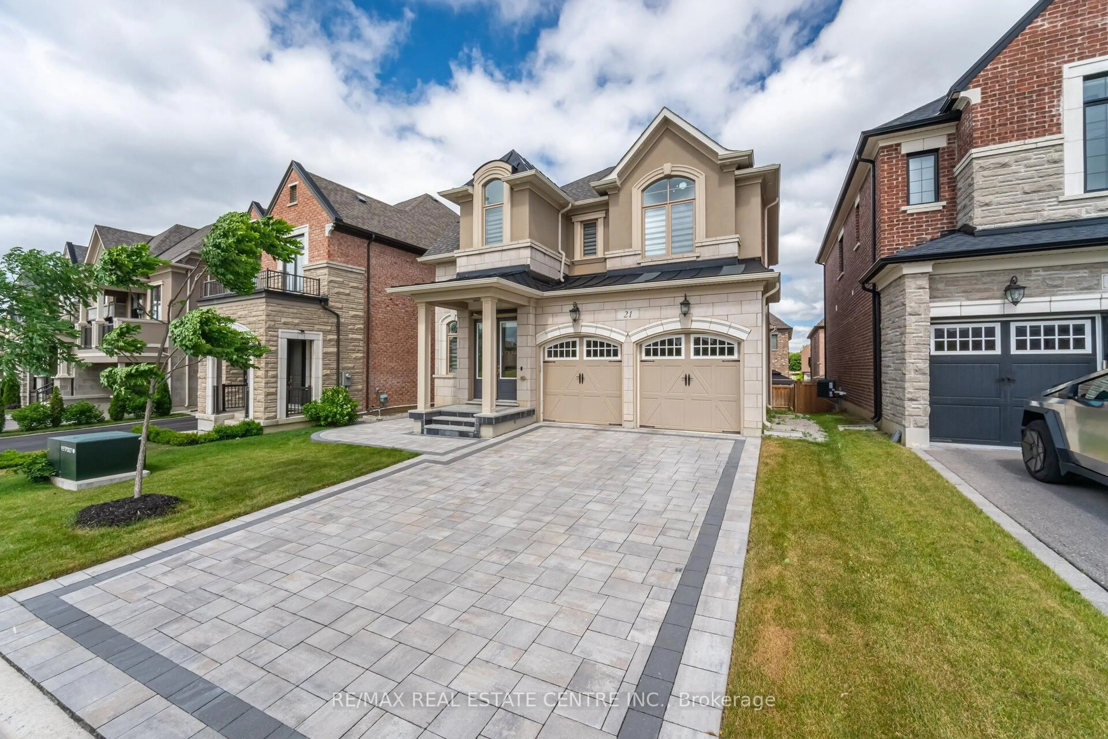 Home with brick exterior material, street for 21 Arctic Grail Rd, Vaughan Ontario L4H 4T4