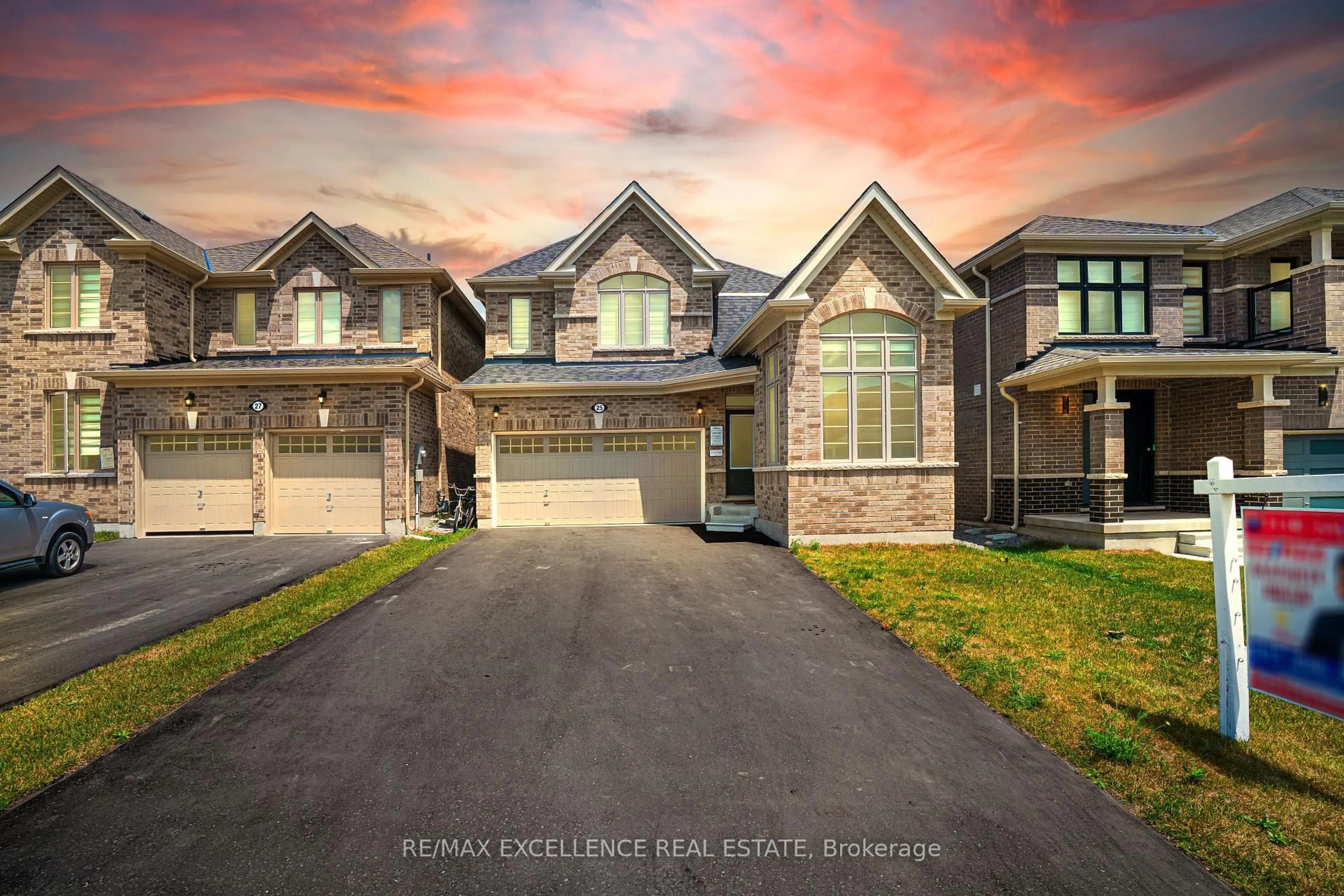 Home with brick exterior material, street for 25 Sam Battaglia Cres, Georgina Ontario L0E 1R0