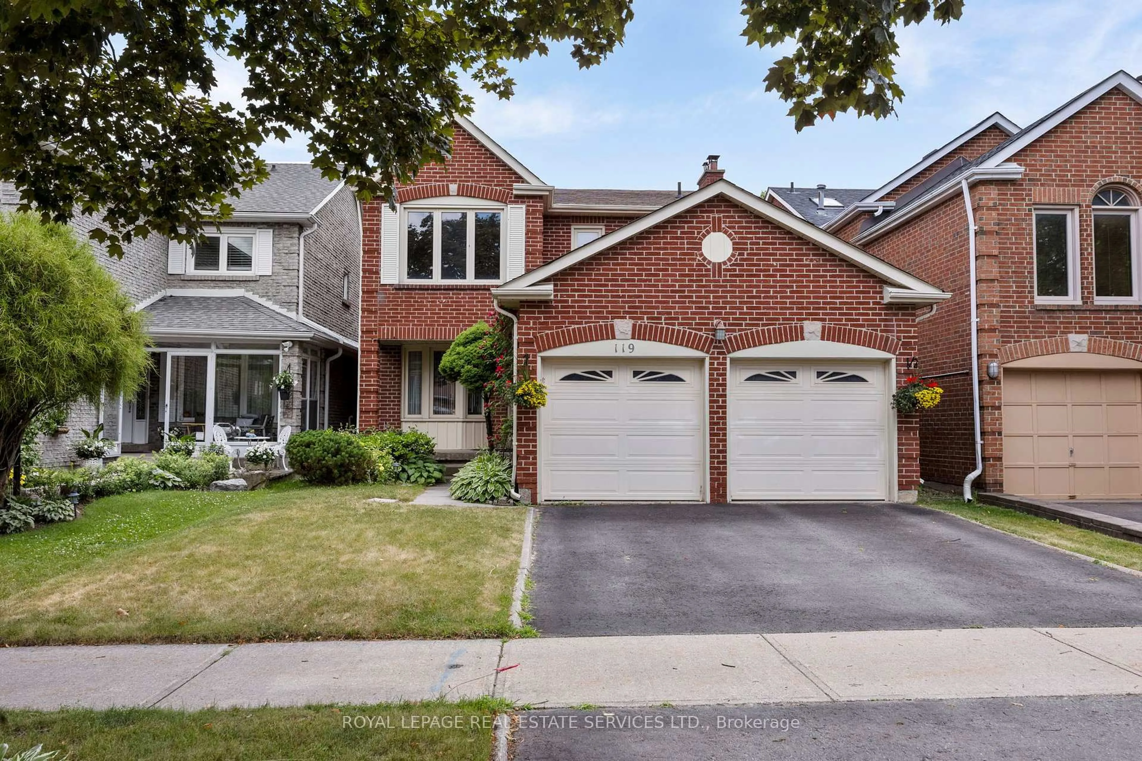 Home with brick exterior material, street for 119 Heatherton Way, Vaughan Ontario L4J 3E7