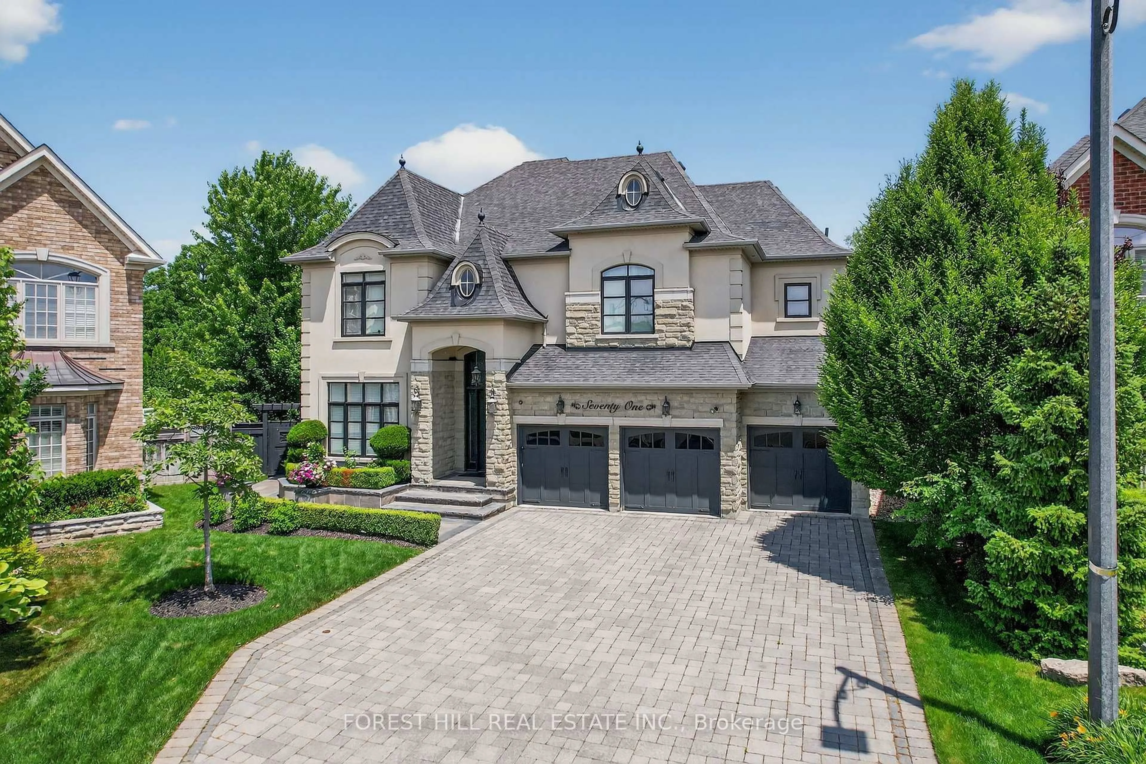 Home with brick exterior material, street for 71 Woodvalley Cres, Vaughan Ontario L6A 4J5