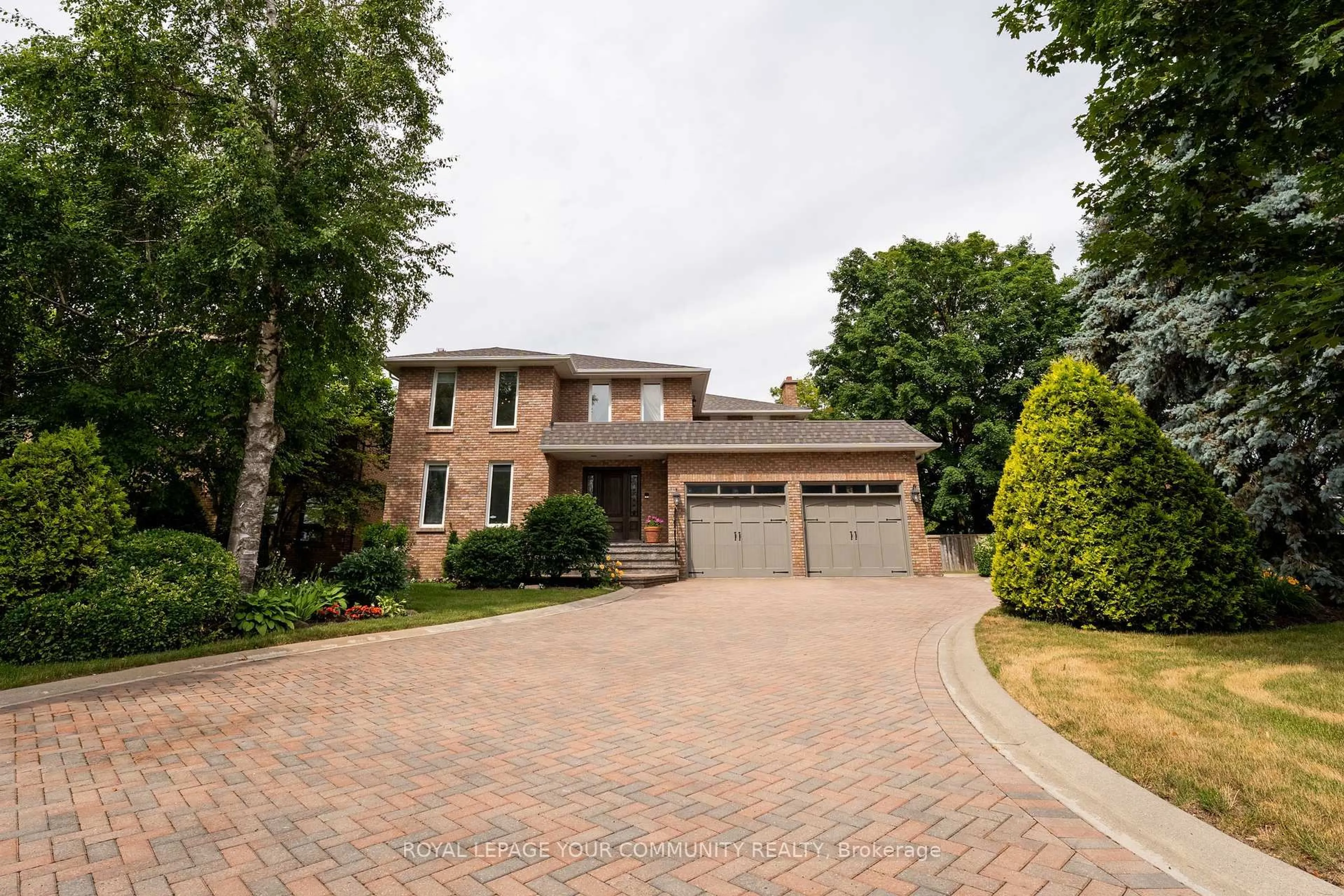 Home with brick exterior material, street for 1 Tannery Crt, Richmond Hill Ontario L4C 7V5