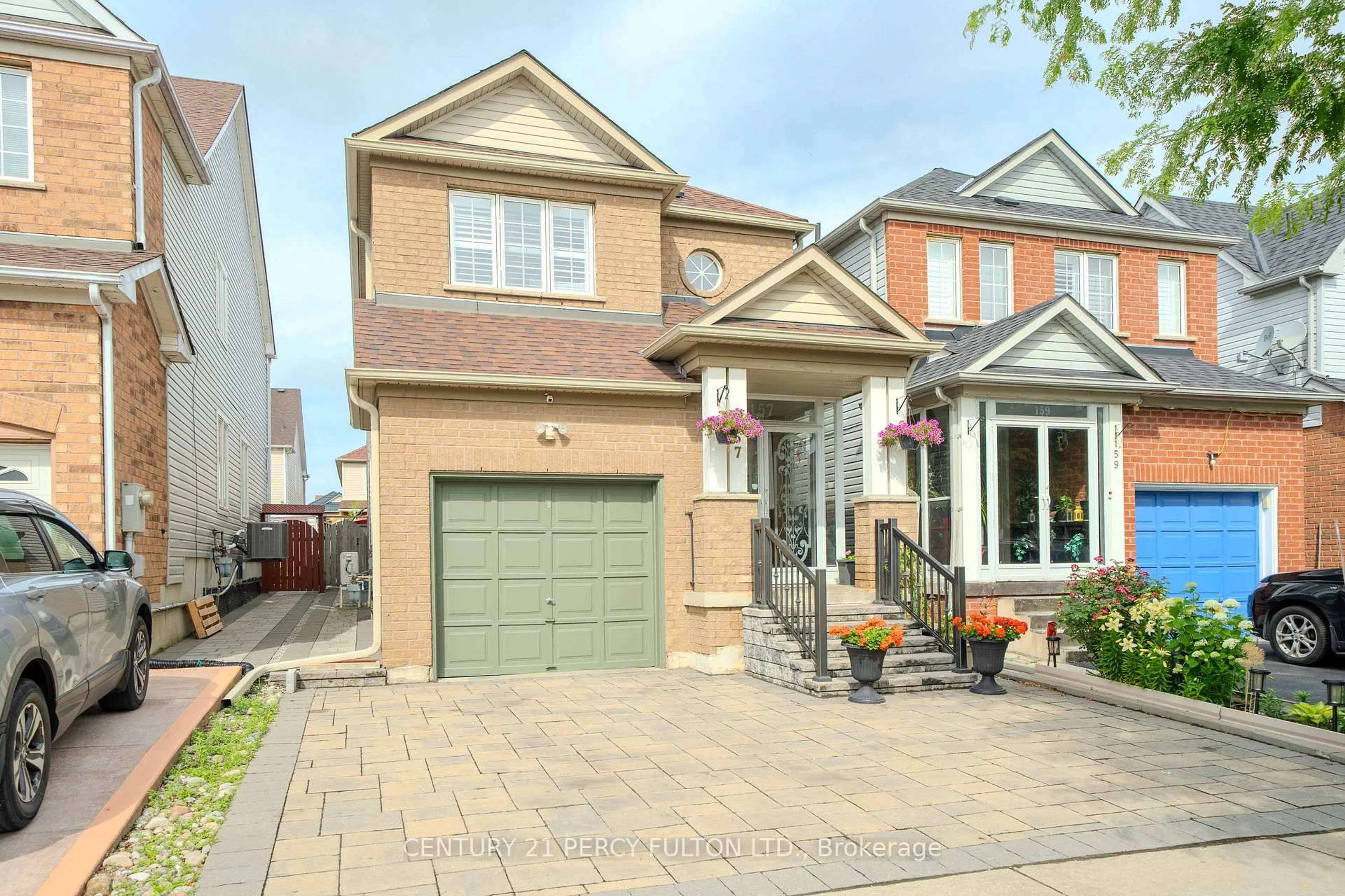Home with brick exterior material, street for 157 Billingsley Cres, Markham Ontario L3S 4P3