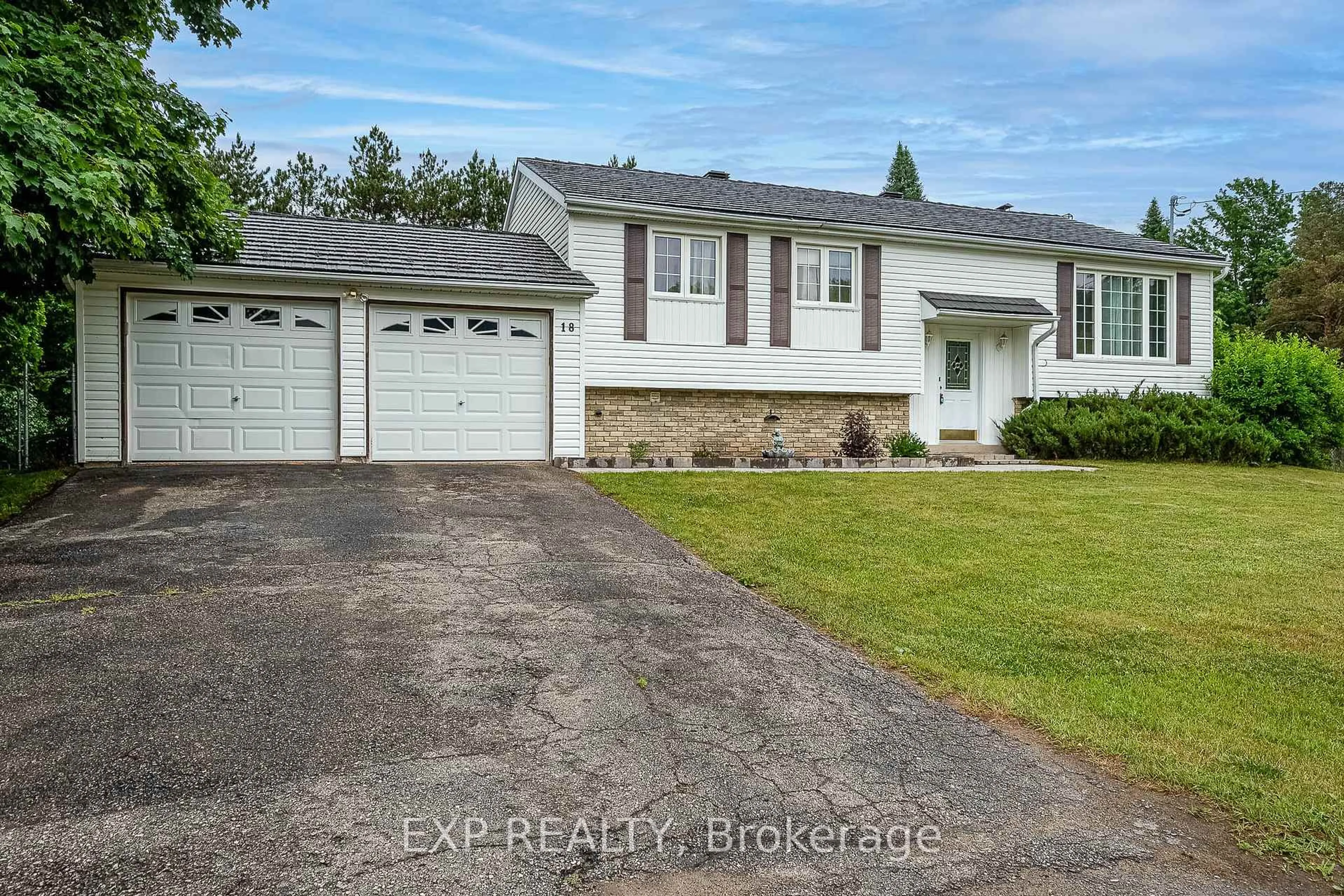 Home with vinyl exterior material, street for 18 Princess Dr, Adjala-Tosorontio Ontario L0M 1M0