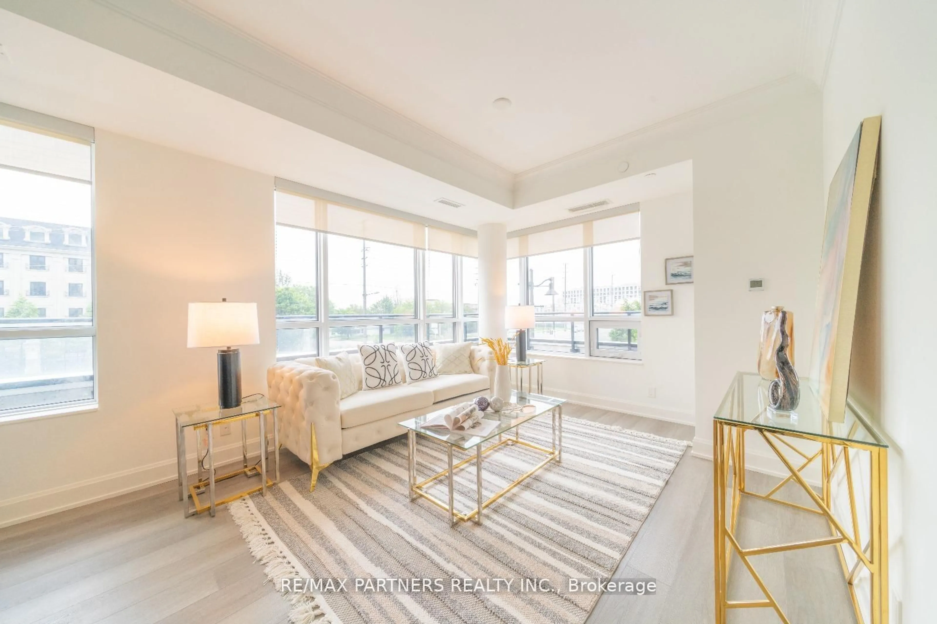 Living room with furniture, unknown for 38 Water Walk Dr #218, Markham Ontario L3R 6M8