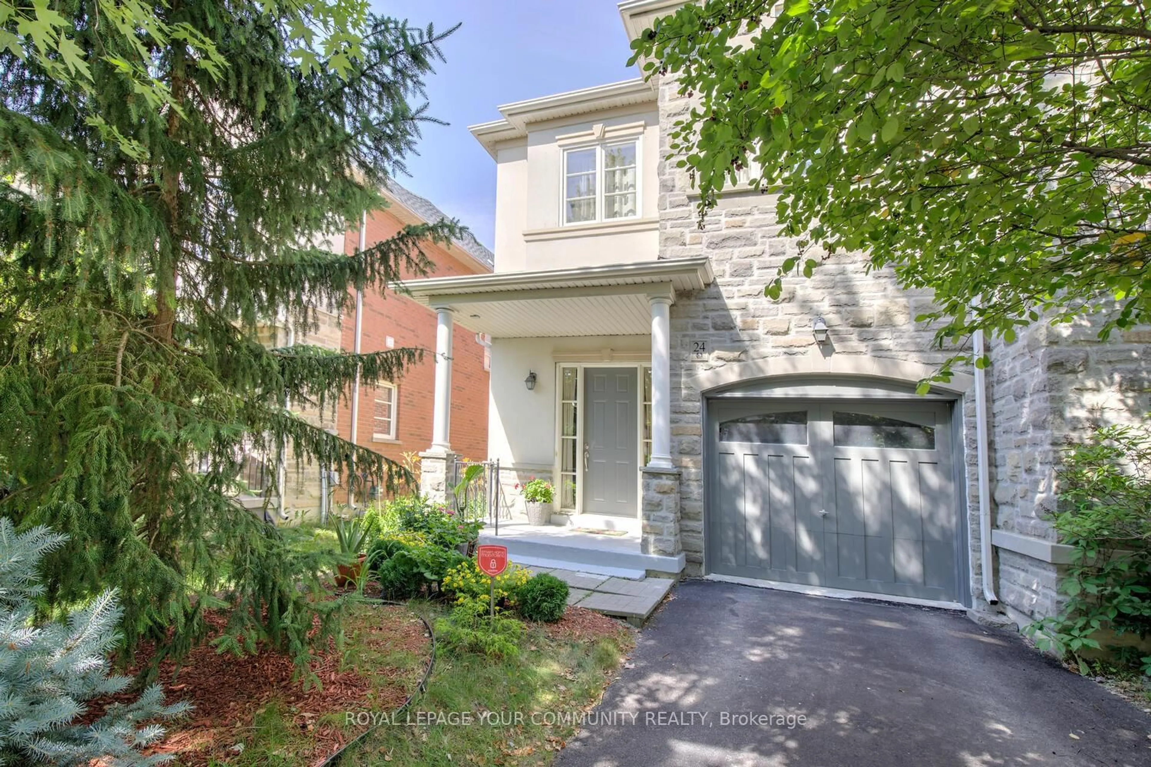 Home with brick exterior material, street for 24 Mill River Dr, Vaughan Ontario L6A 0Y7