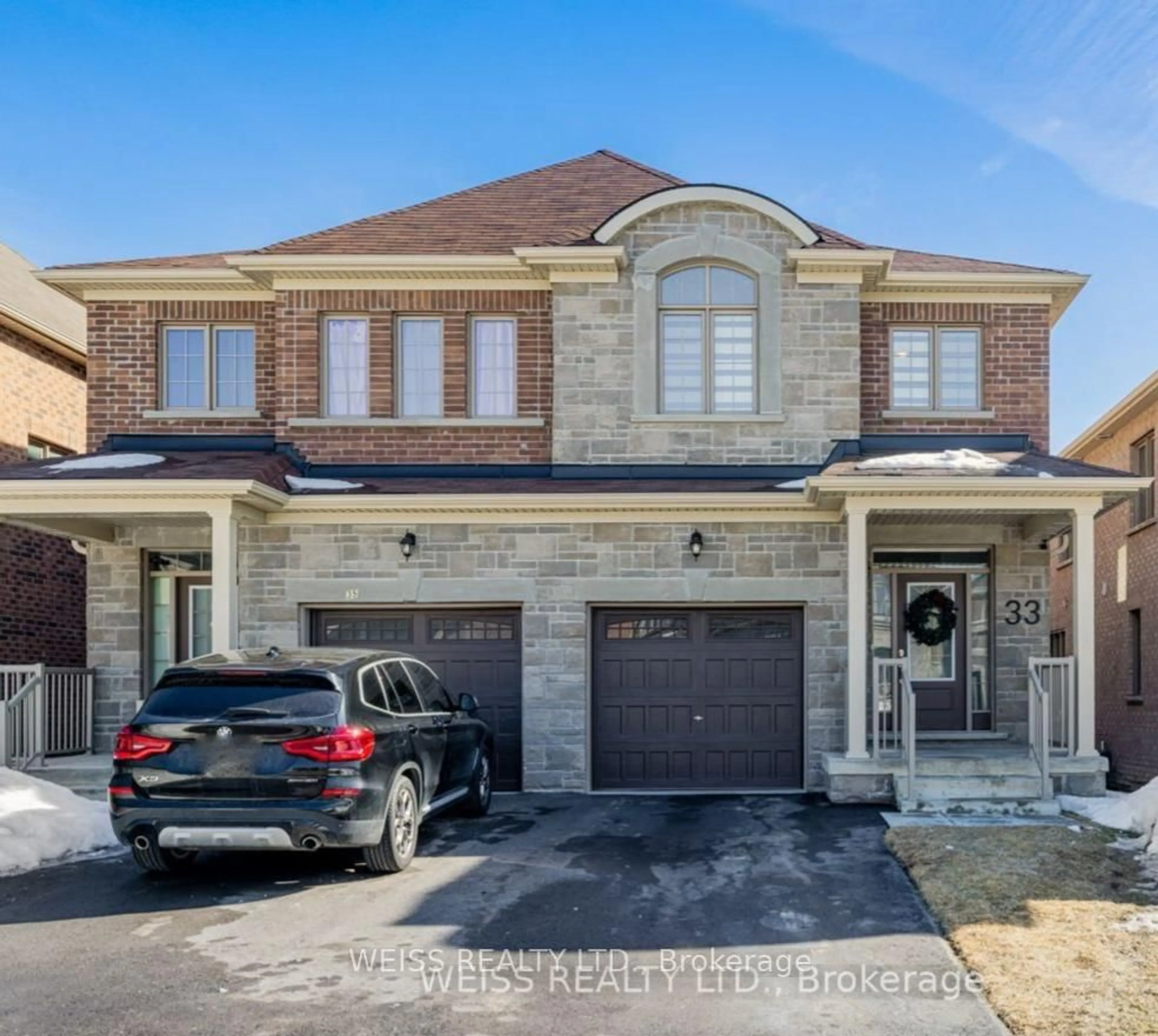 Home with brick exterior material, street for 33 Frederick Taylor Way, East Gwillimbury Ontario L0G 1M0