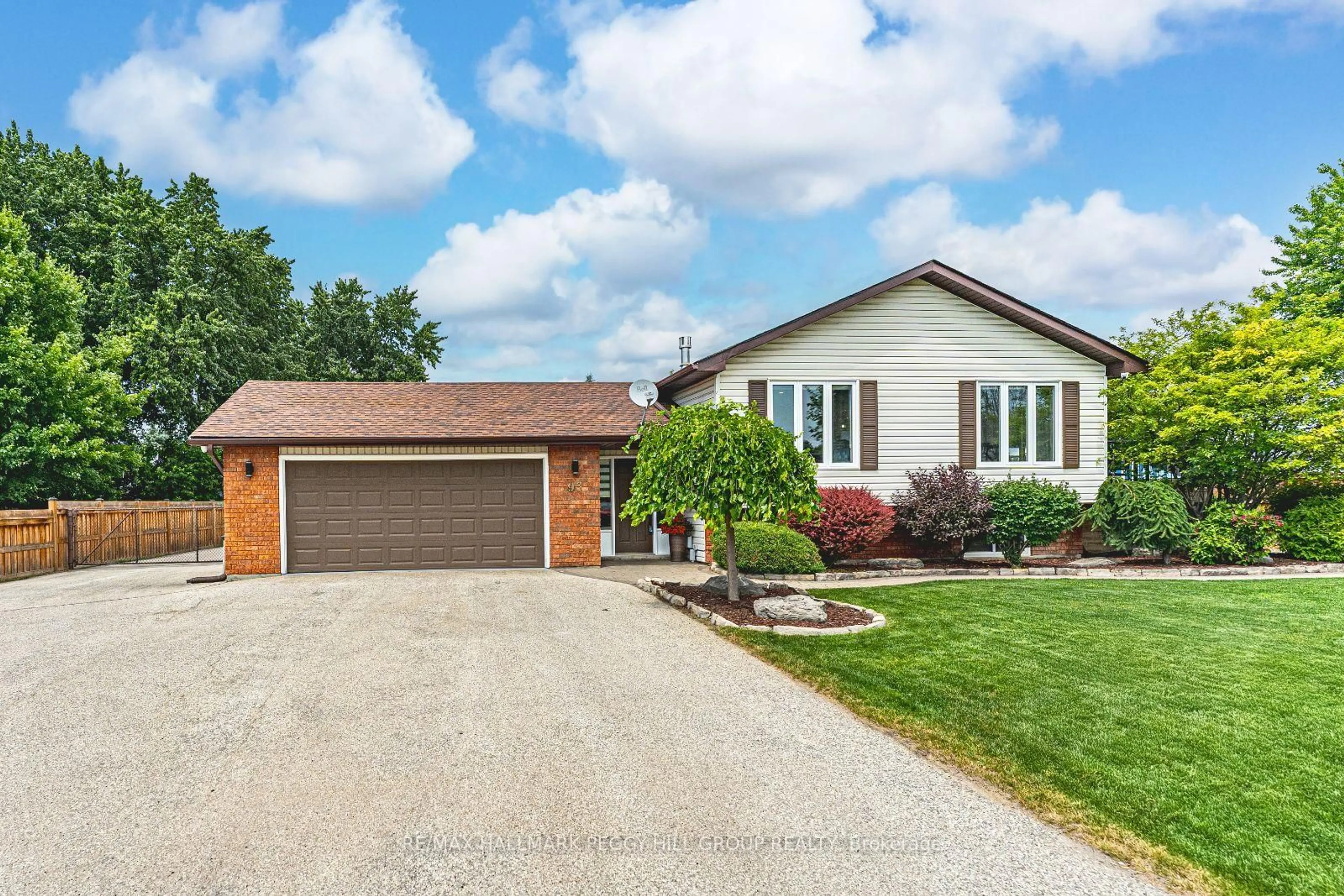 Home with brick exterior material, street for 93 Sydenham St, Essa Ontario L0M 1B0