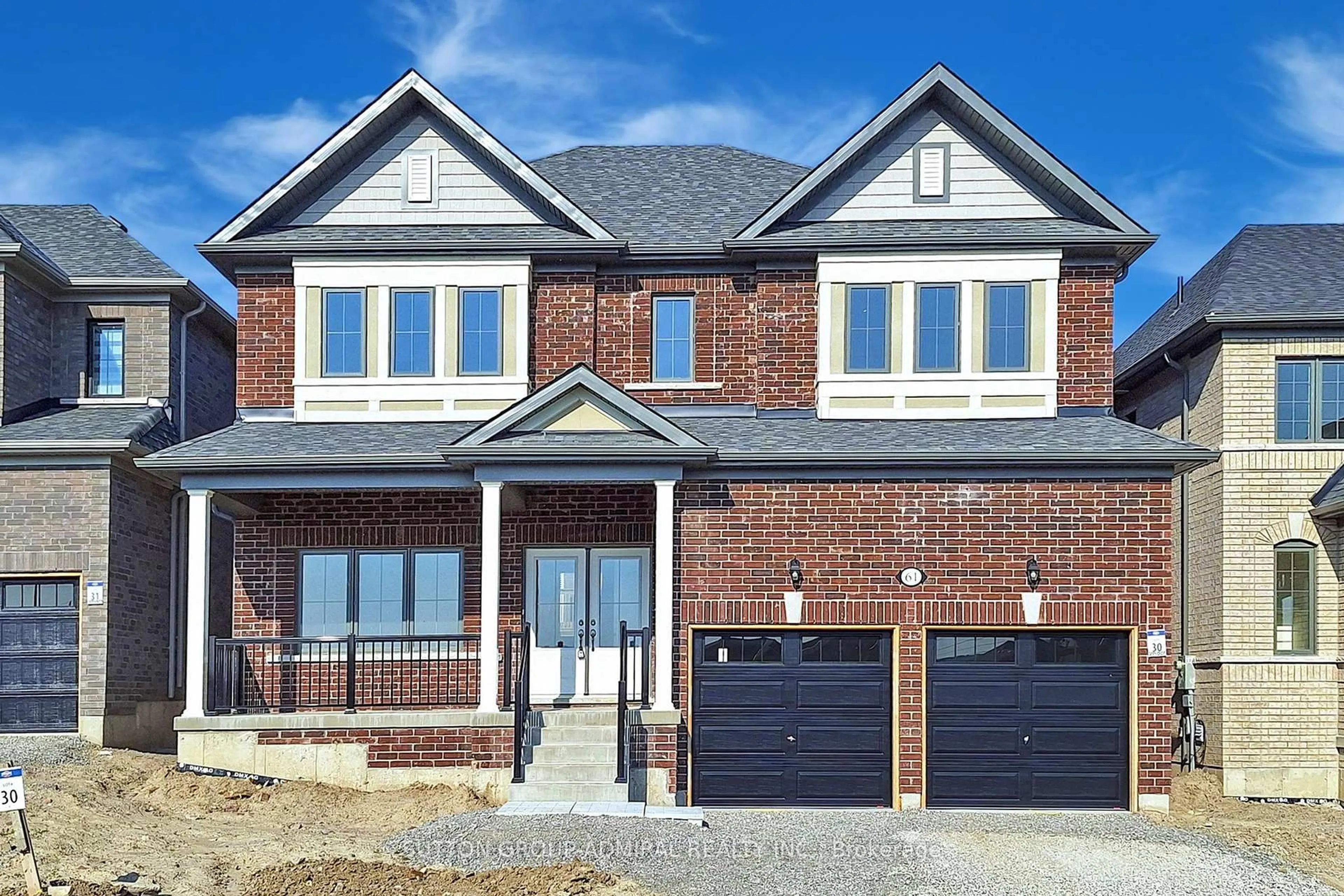 Home with brick exterior material, street for 61 Lawrence D. Pridham Ave, New Tecumseth Ontario L9R 0X1