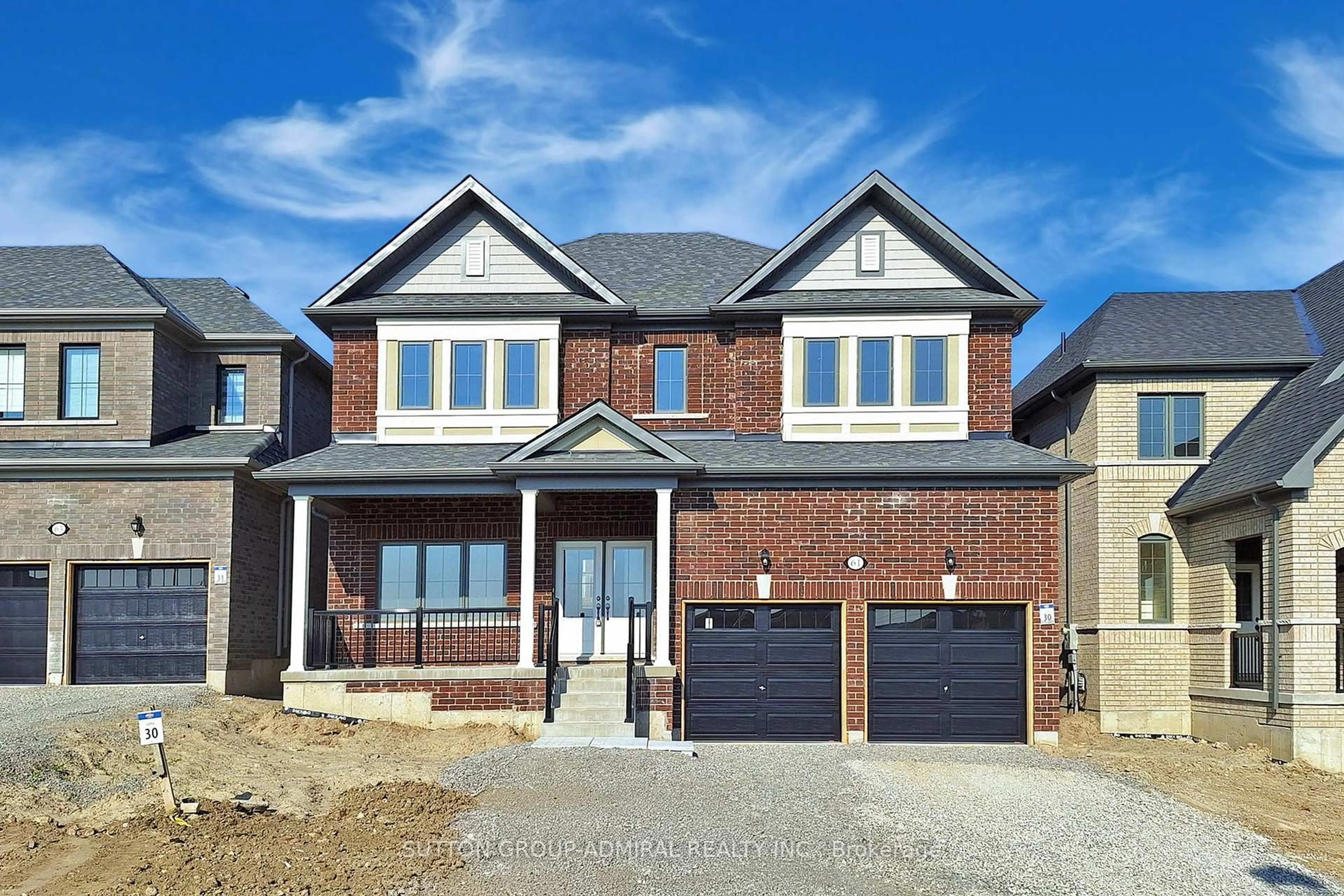 Home with brick exterior material, street for 61 Lawrence D. Pridham Ave, New Tecumseth Ontario L9R 0X1