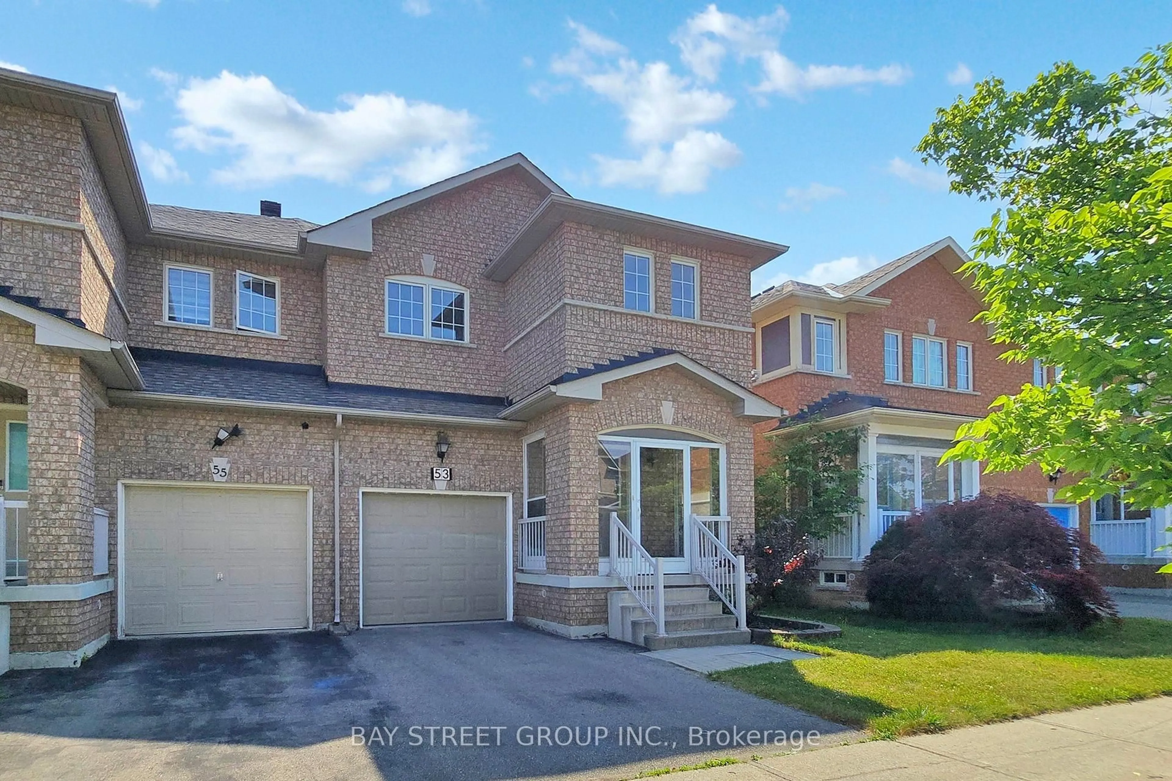 Home with brick exterior material, street for 53 Devonwood Dr, Markham Ontario L6C 3E9