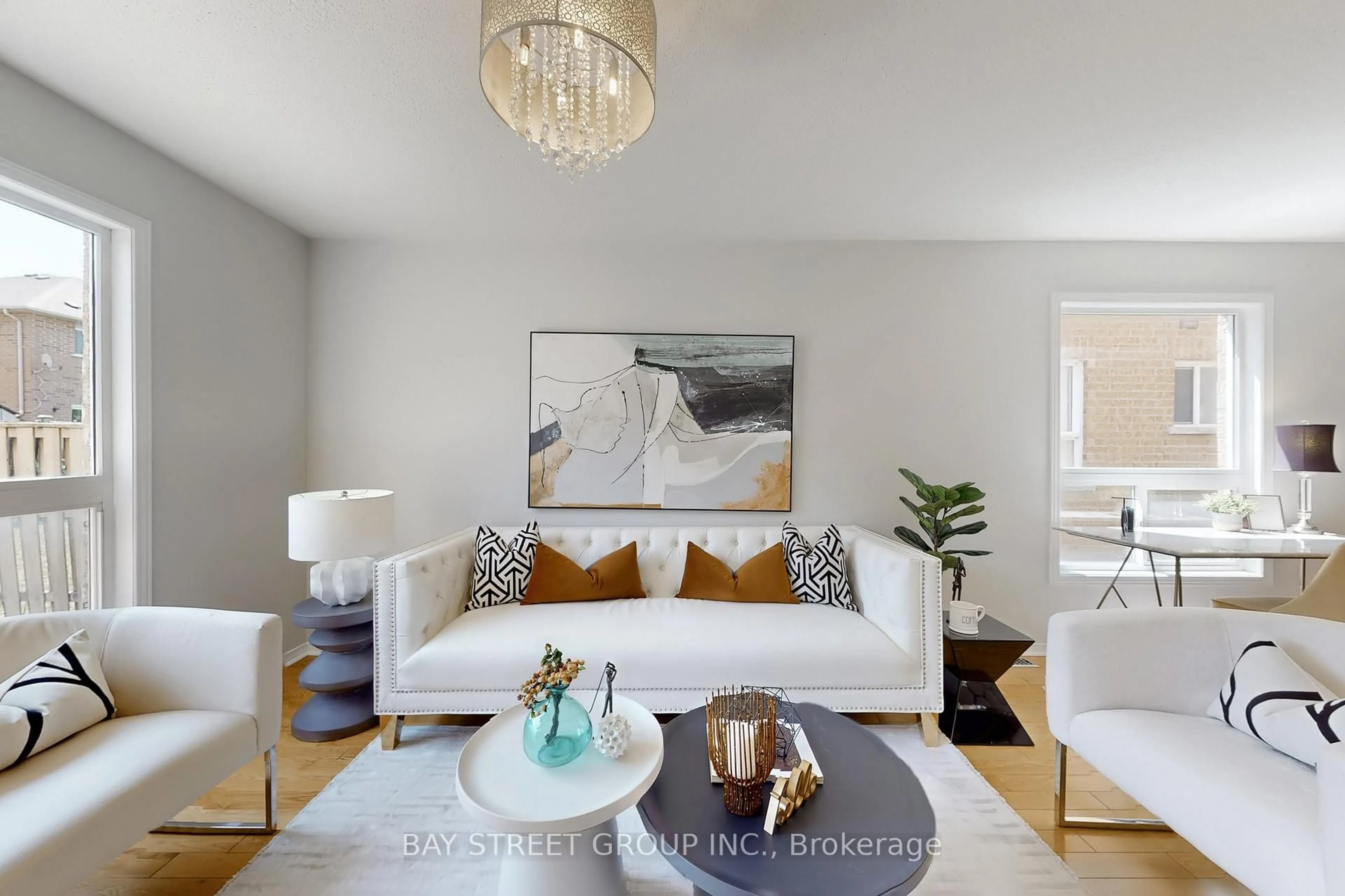 Living room with furniture, unknown for 53 Devonwood Dr, Markham Ontario L6C 3E9