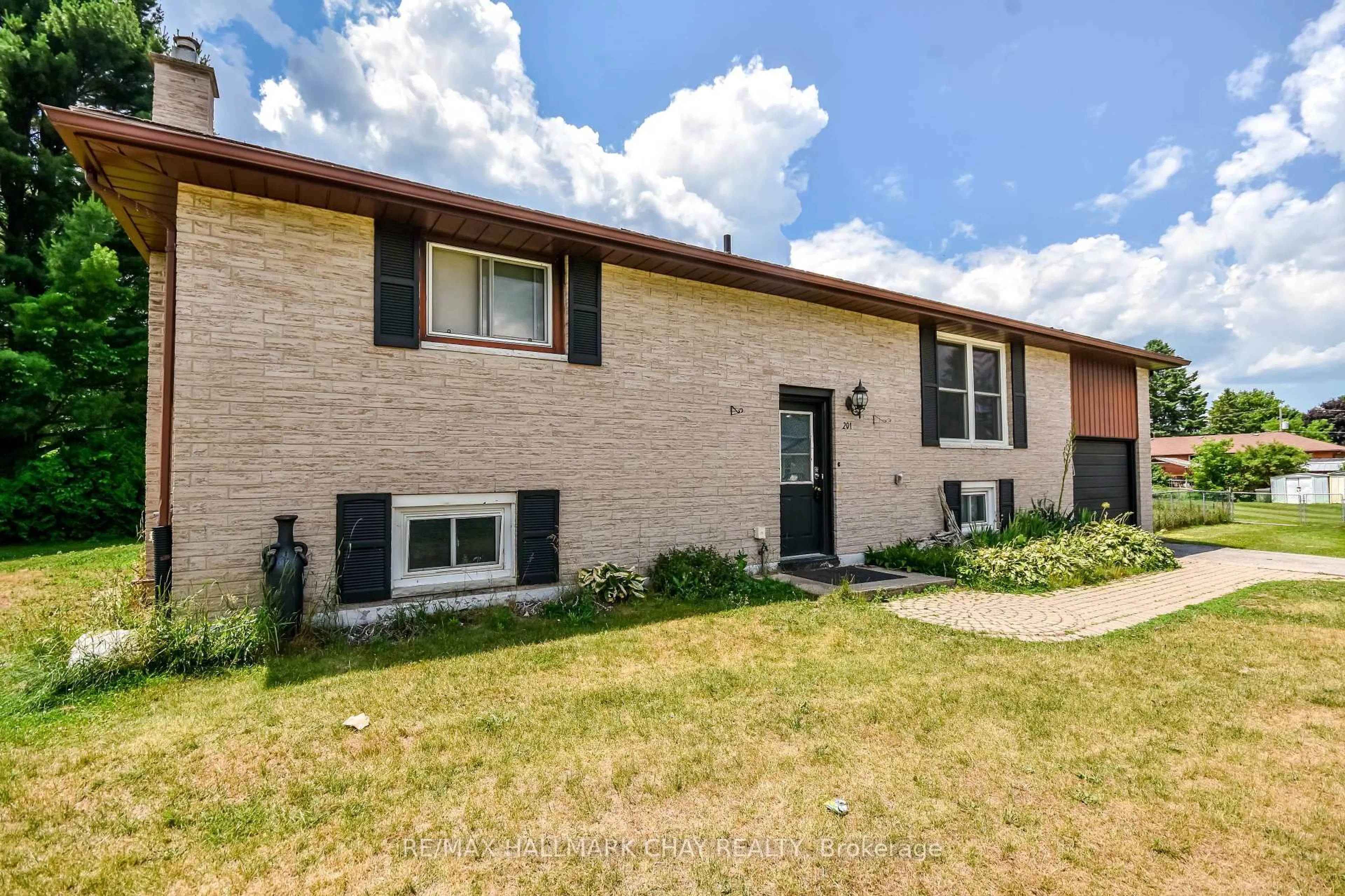 Home with brick exterior material, street for 201 Mcgeorge Ave, Essa Ontario L0M 1B0