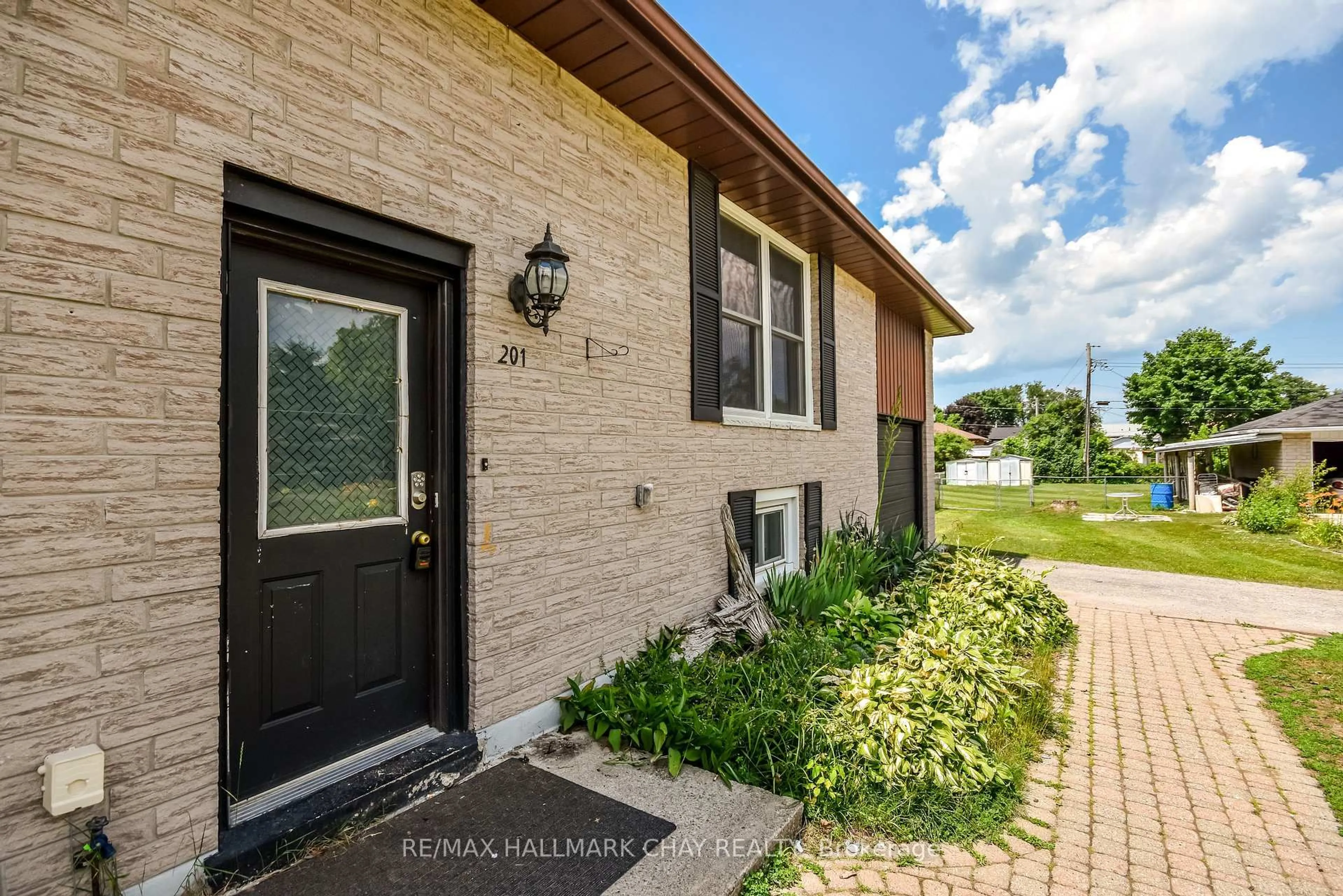 Home with brick exterior material, street for 201 Mcgeorge Ave, Essa Ontario L0M 1B0