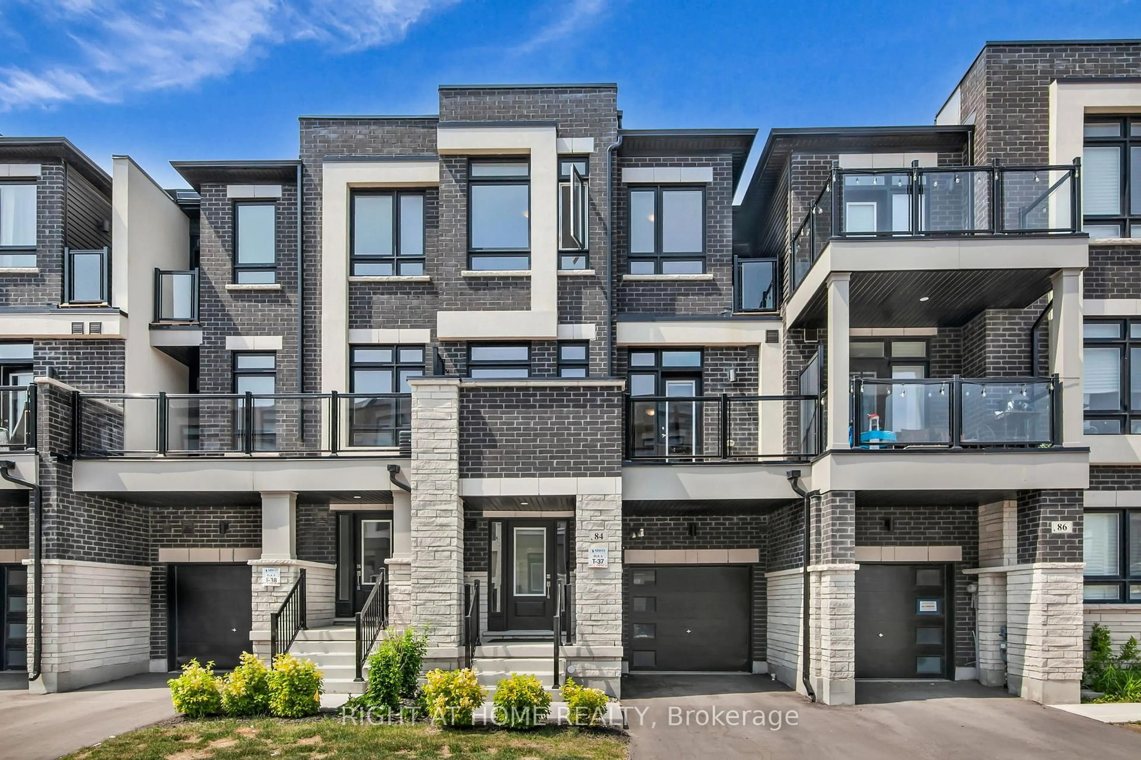 Home with brick exterior material, street for 84 Riley Reed Lane, Richmond Hill Ontario L4S 0M3