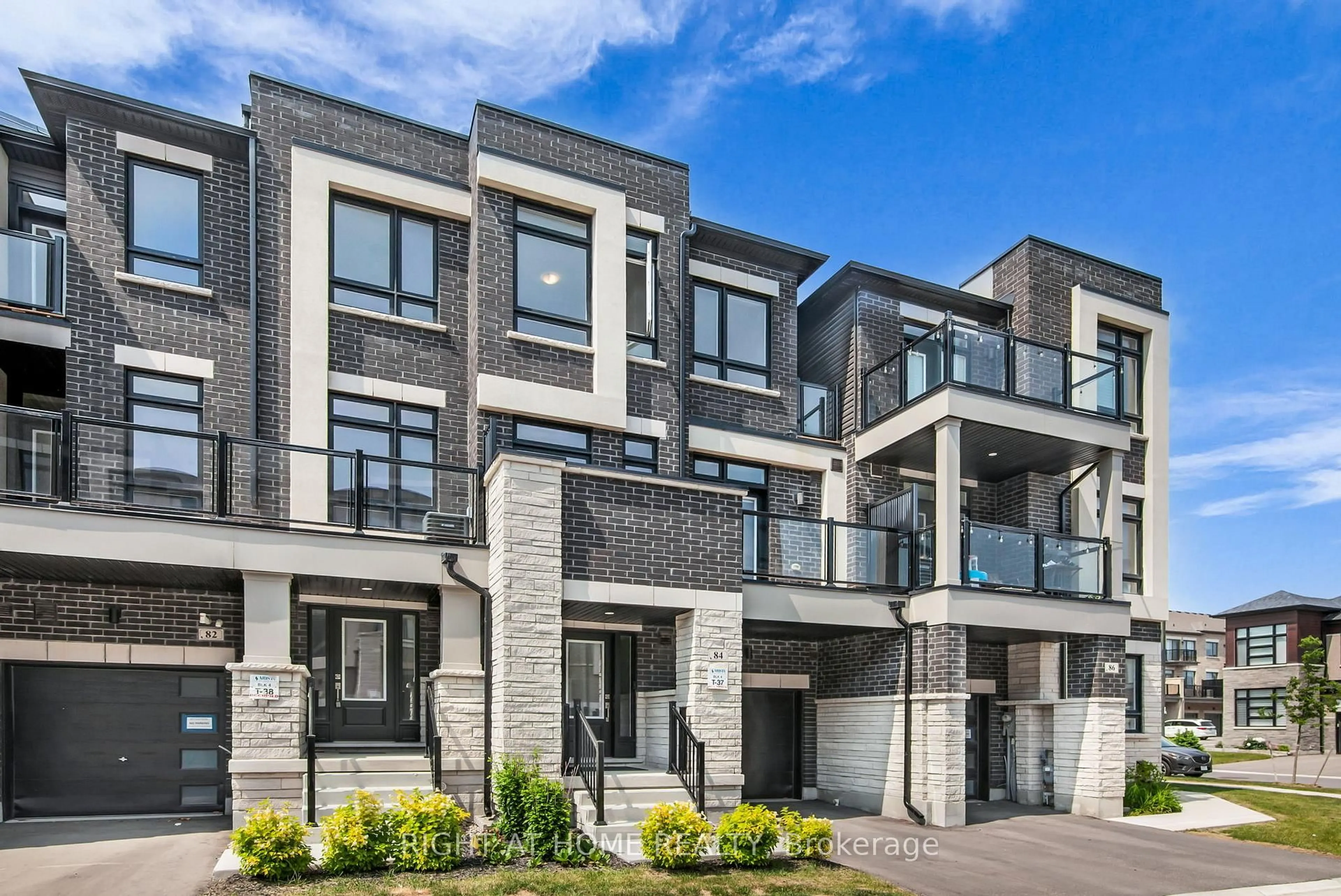 Home with brick exterior material, street for 84 Riley Reed Lane, Richmond Hill Ontario L4S 0M3