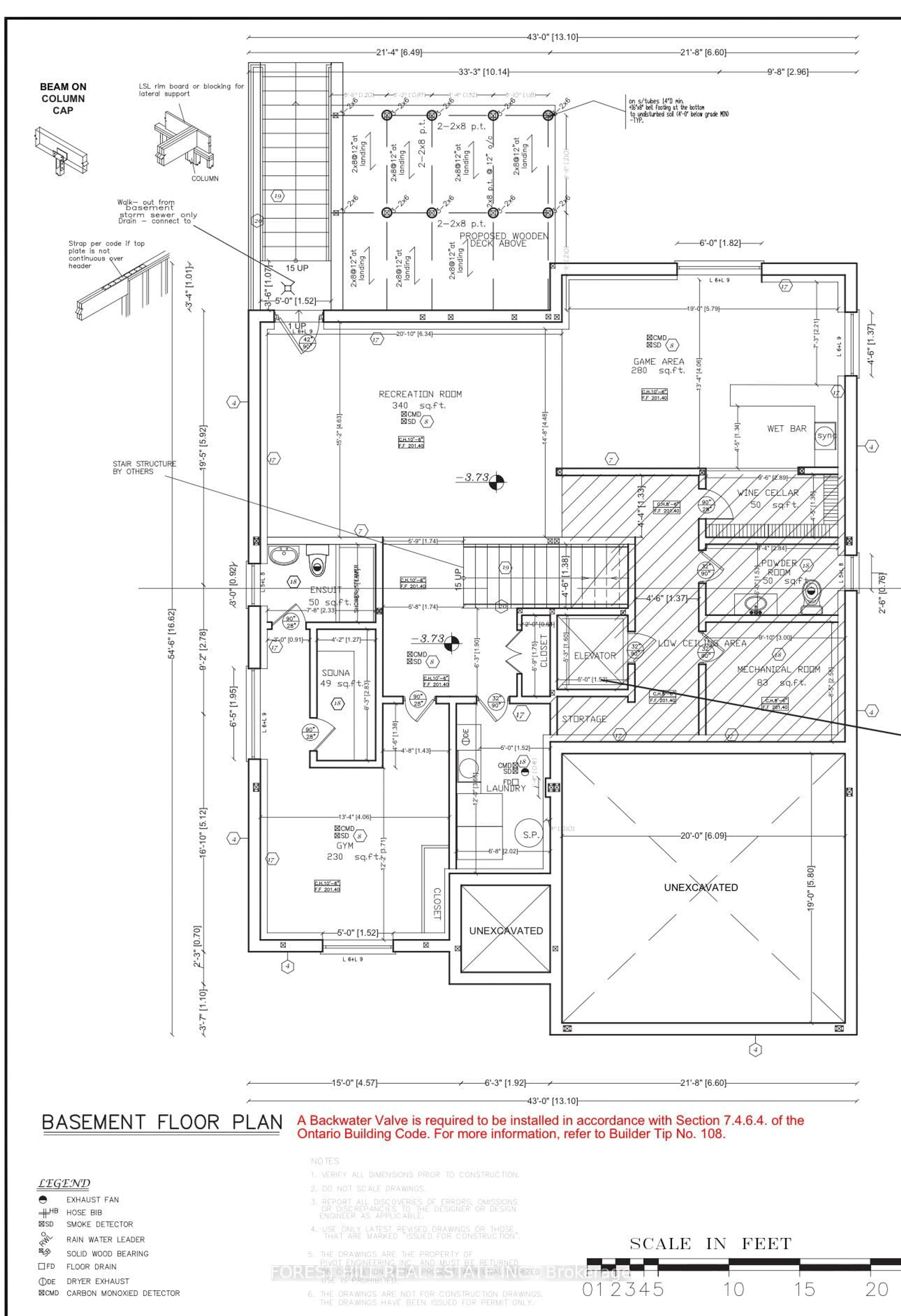 Floor plan for 36 Jondan Cres, Markham Ontario L3T 3Z5