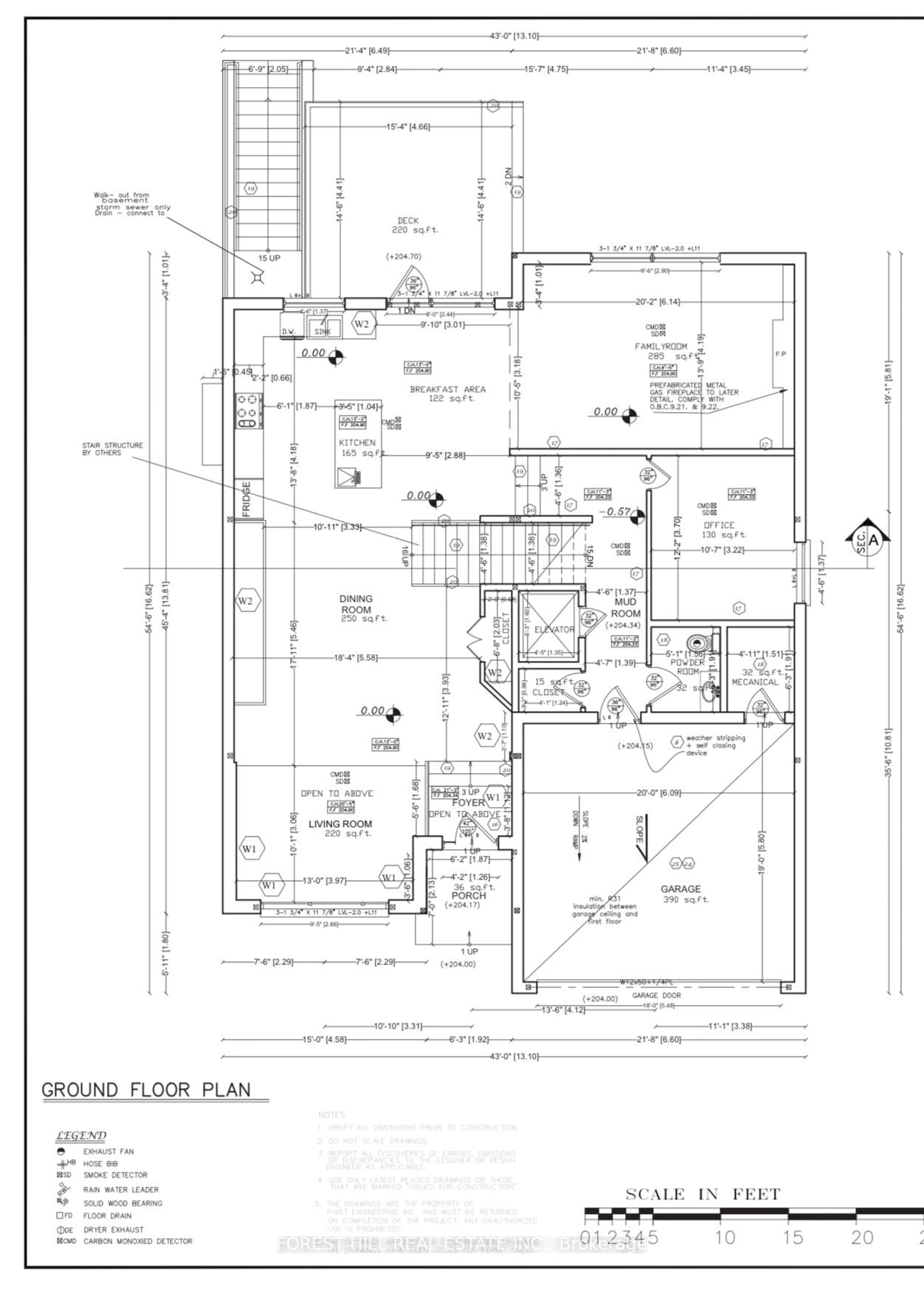 Floor plan for 36 Jondan Cres, Markham Ontario L3T 3Z5