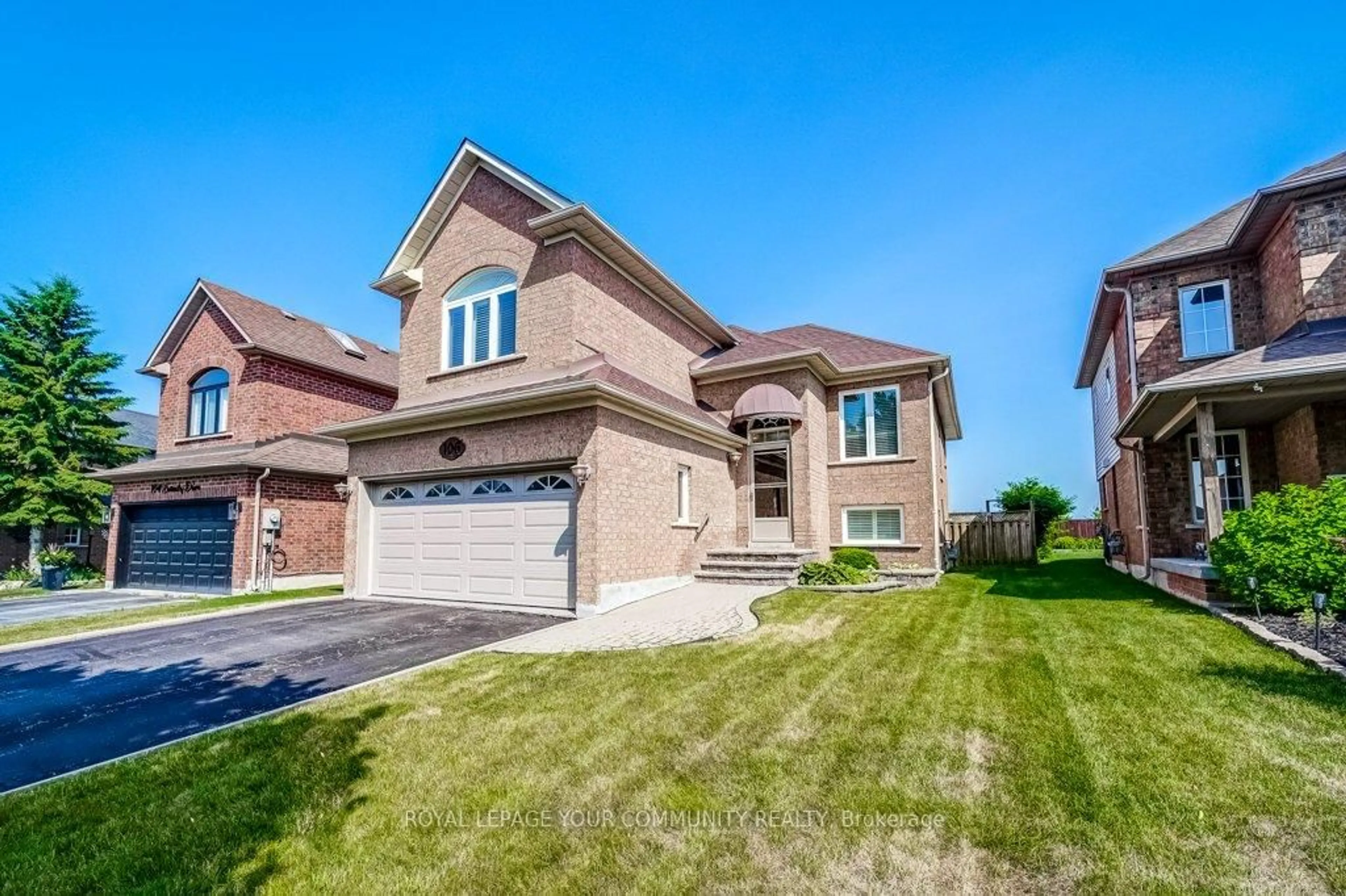 Home with brick exterior material, street for 106 Burnaby Dr, Georgina Ontario L4P 3Y6