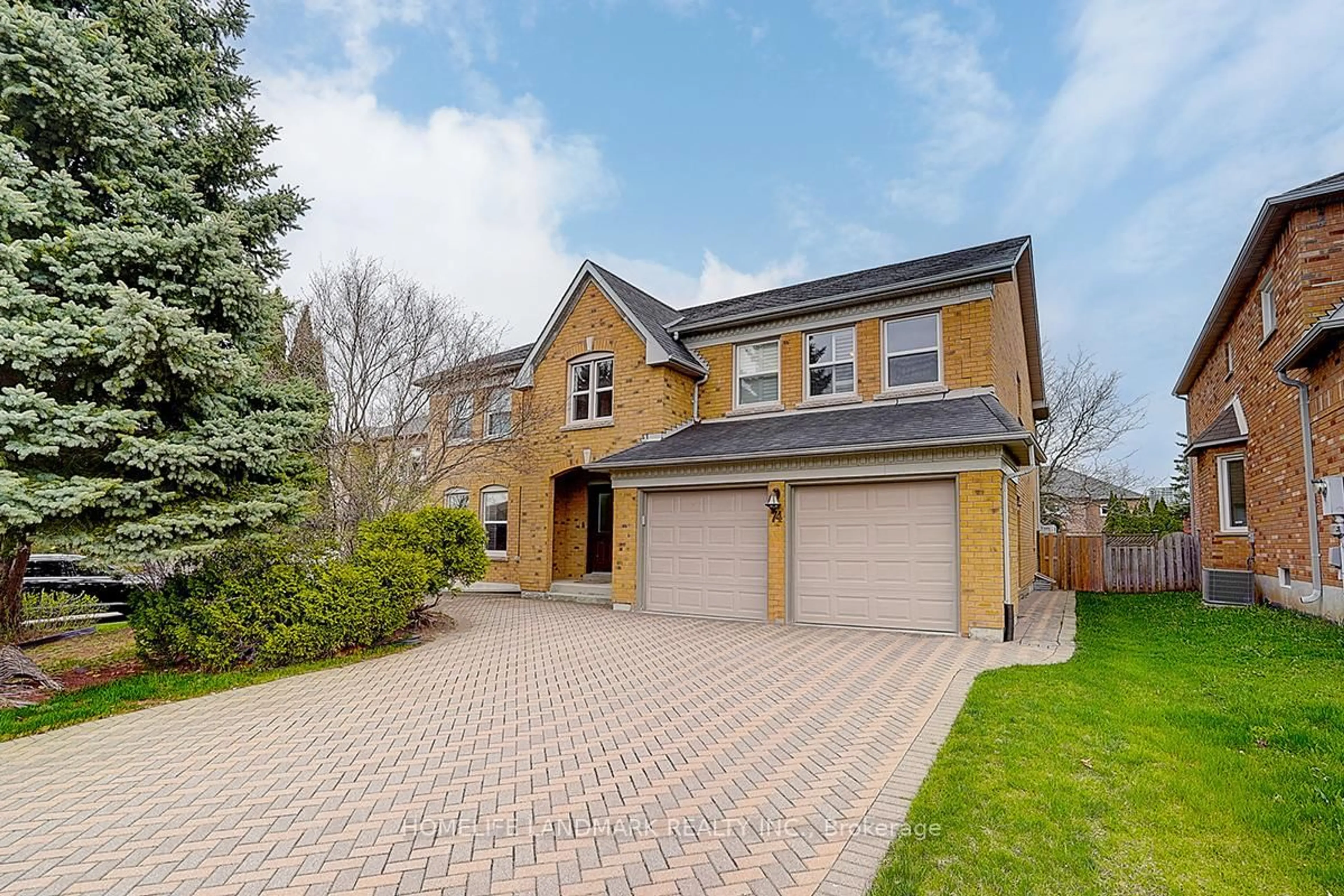Home with brick exterior material, street for 74 Webber Cres, Markham Ontario L3R 0R1