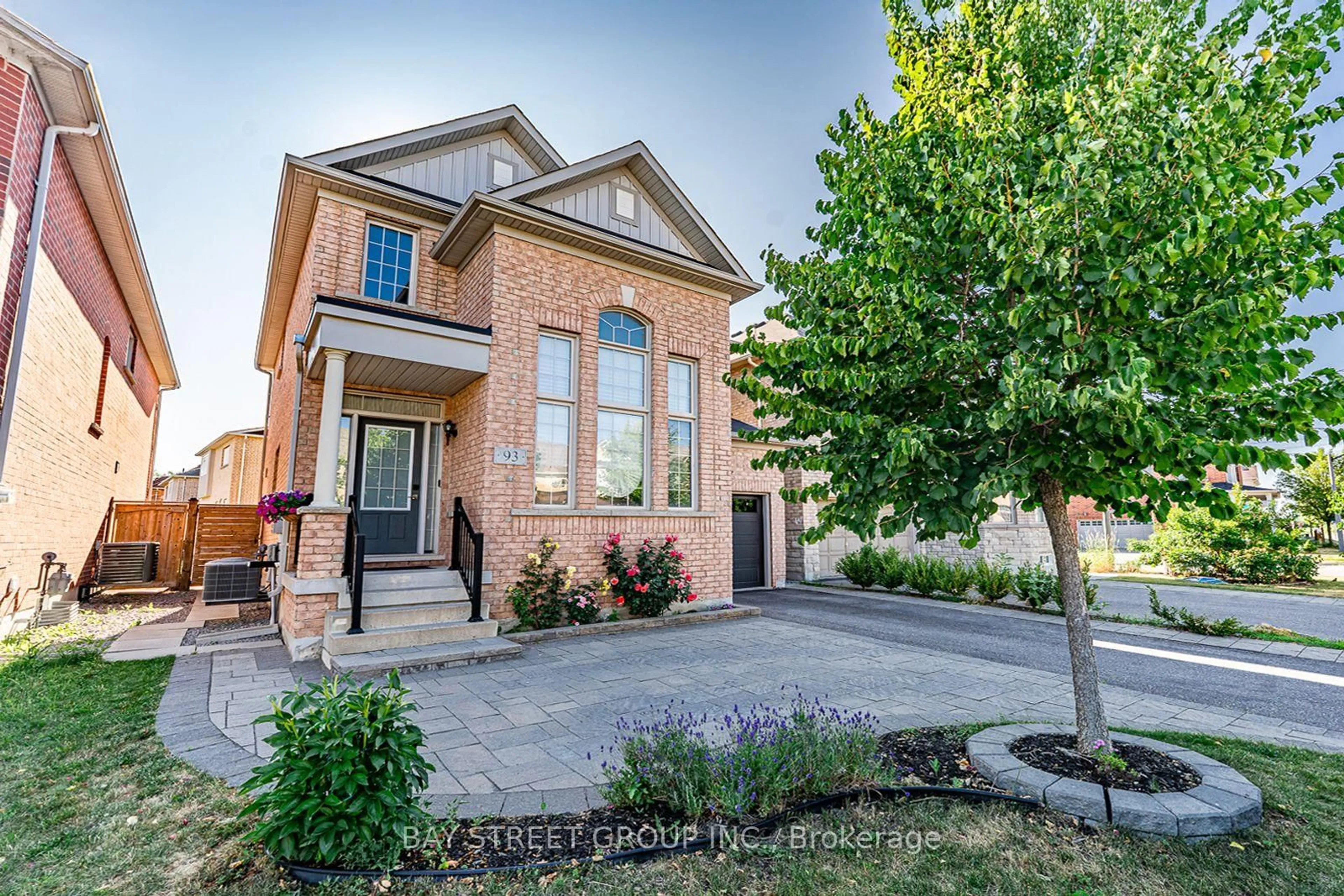 Home with brick exterior material, street for 93 Evershot Cres, Markham Ontario L6E 0L7