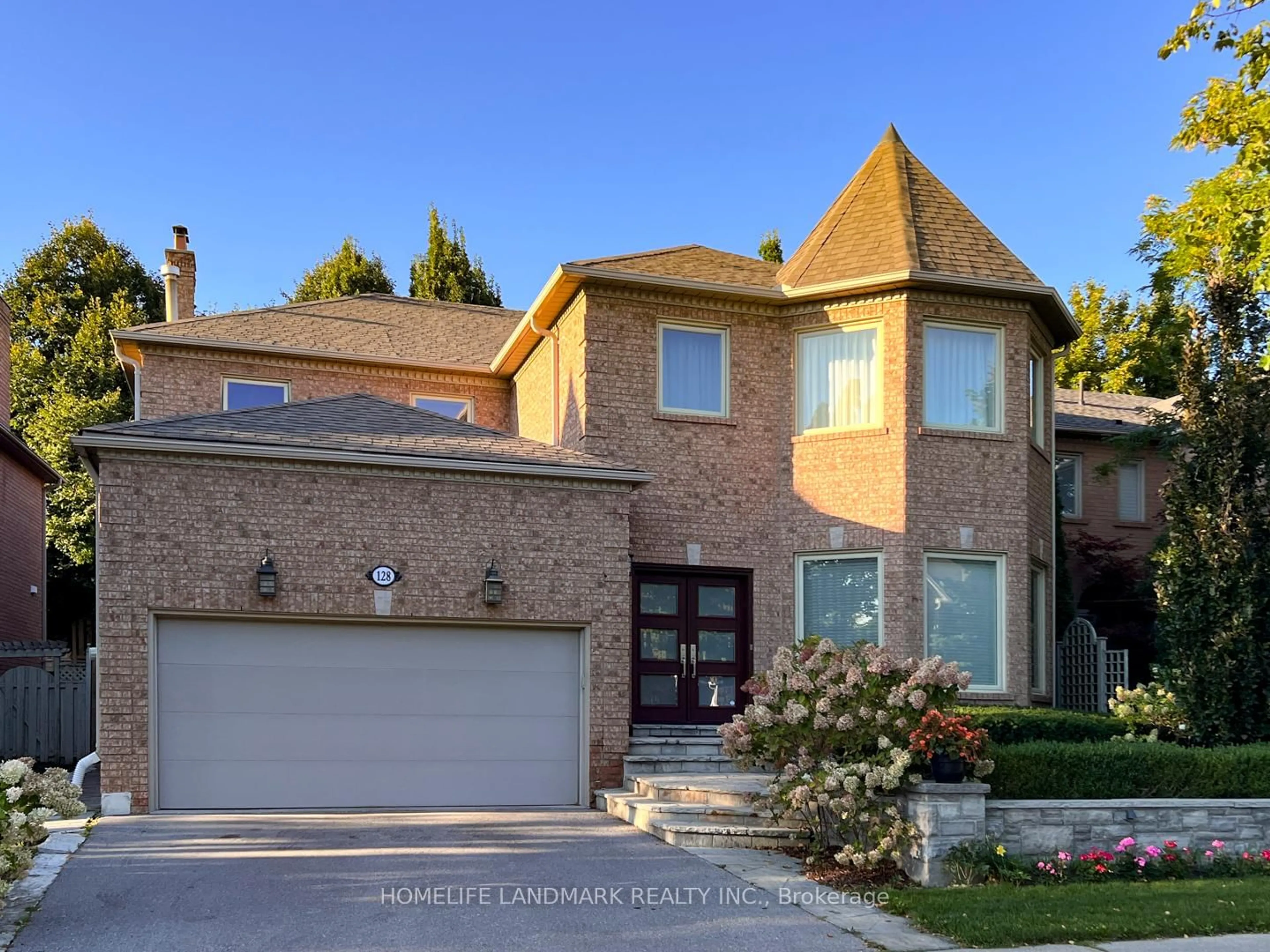 Home with brick exterior material, street for 128 beverley glen Blvd, Vaughan Ontario L4J 7V2