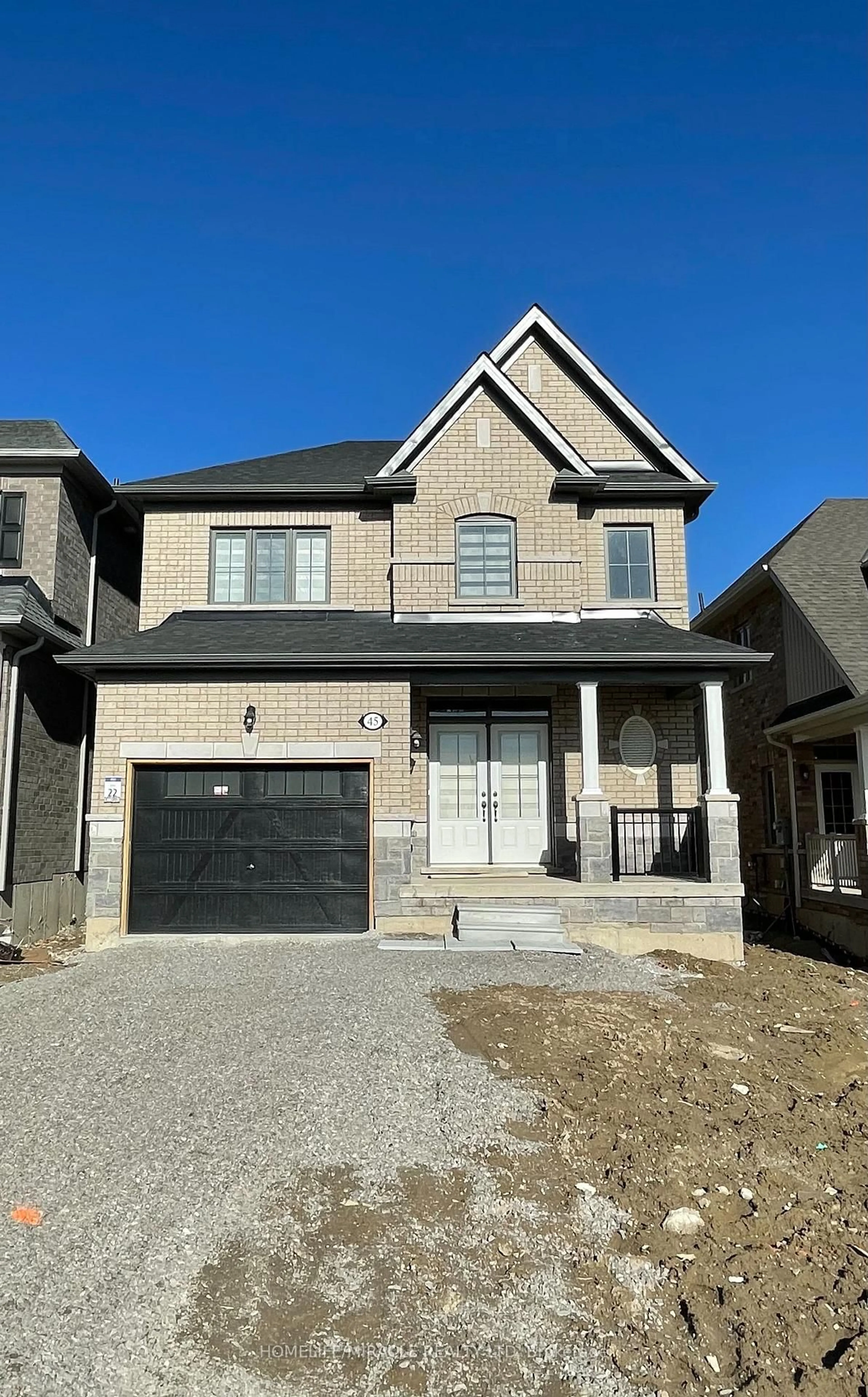 Home with brick exterior material, street for 45 Lawrence D. Pridham Ave, New Tecumseth Ontario L9R 0X2