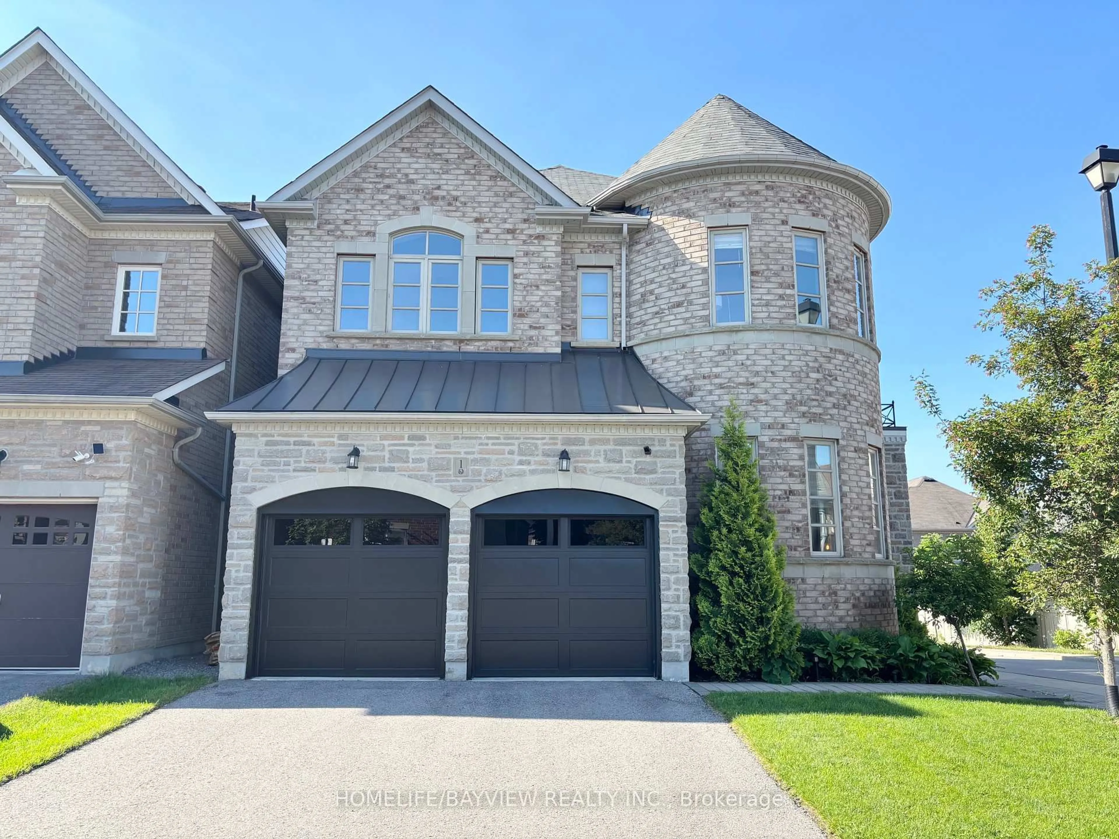 Home with brick exterior material, street for 1 Plantain Lane, Richmond Hill Ontario L4E 1B9