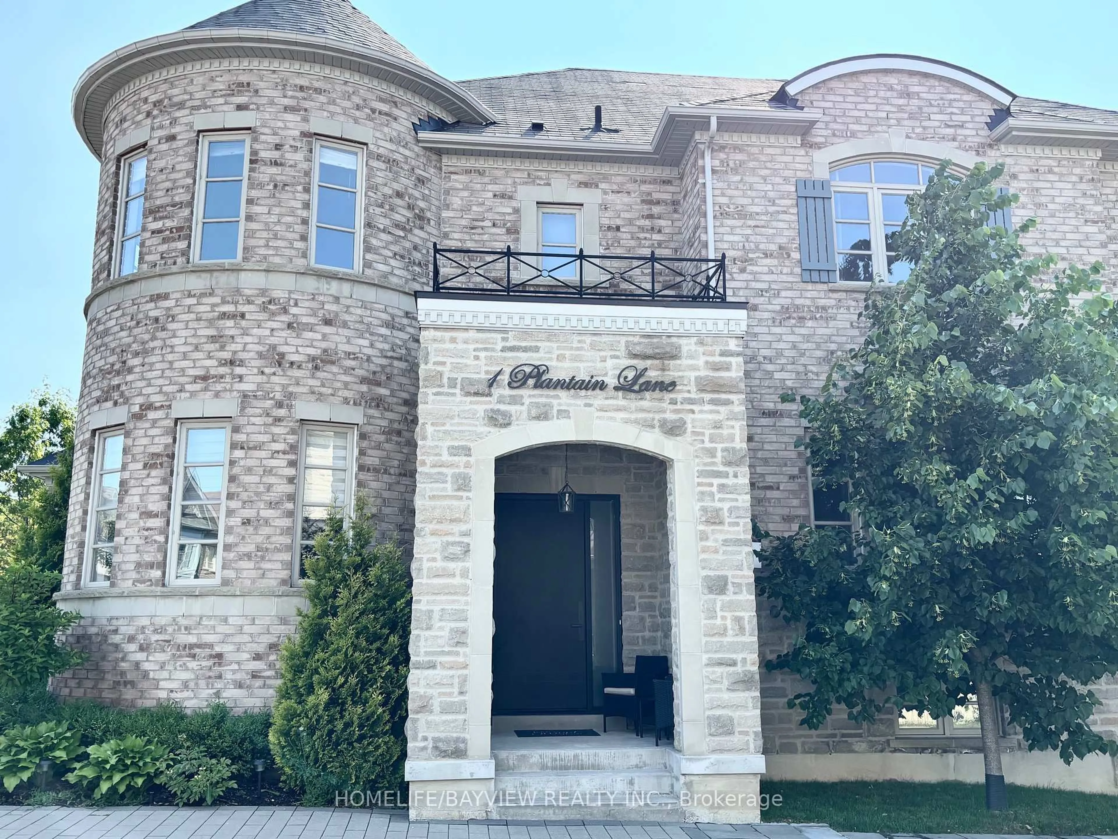 Home with brick exterior material, water/lake/river/ocean view for 1 Plantain Lane, Richmond Hill Ontario L4E 1B9