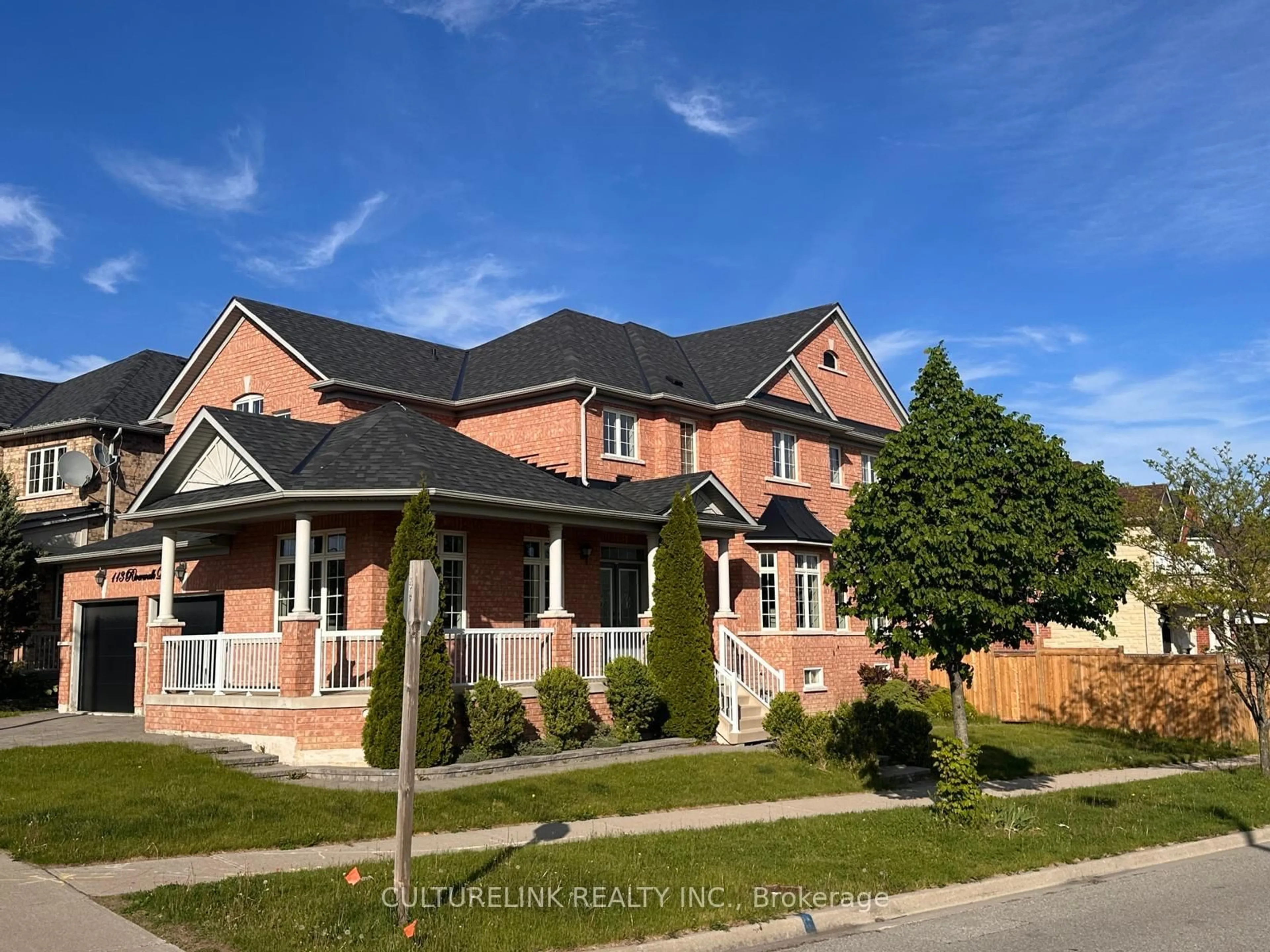 Home with brick exterior material, street for 113 Riverwalk Dr, Markham Ontario L6B 0B8