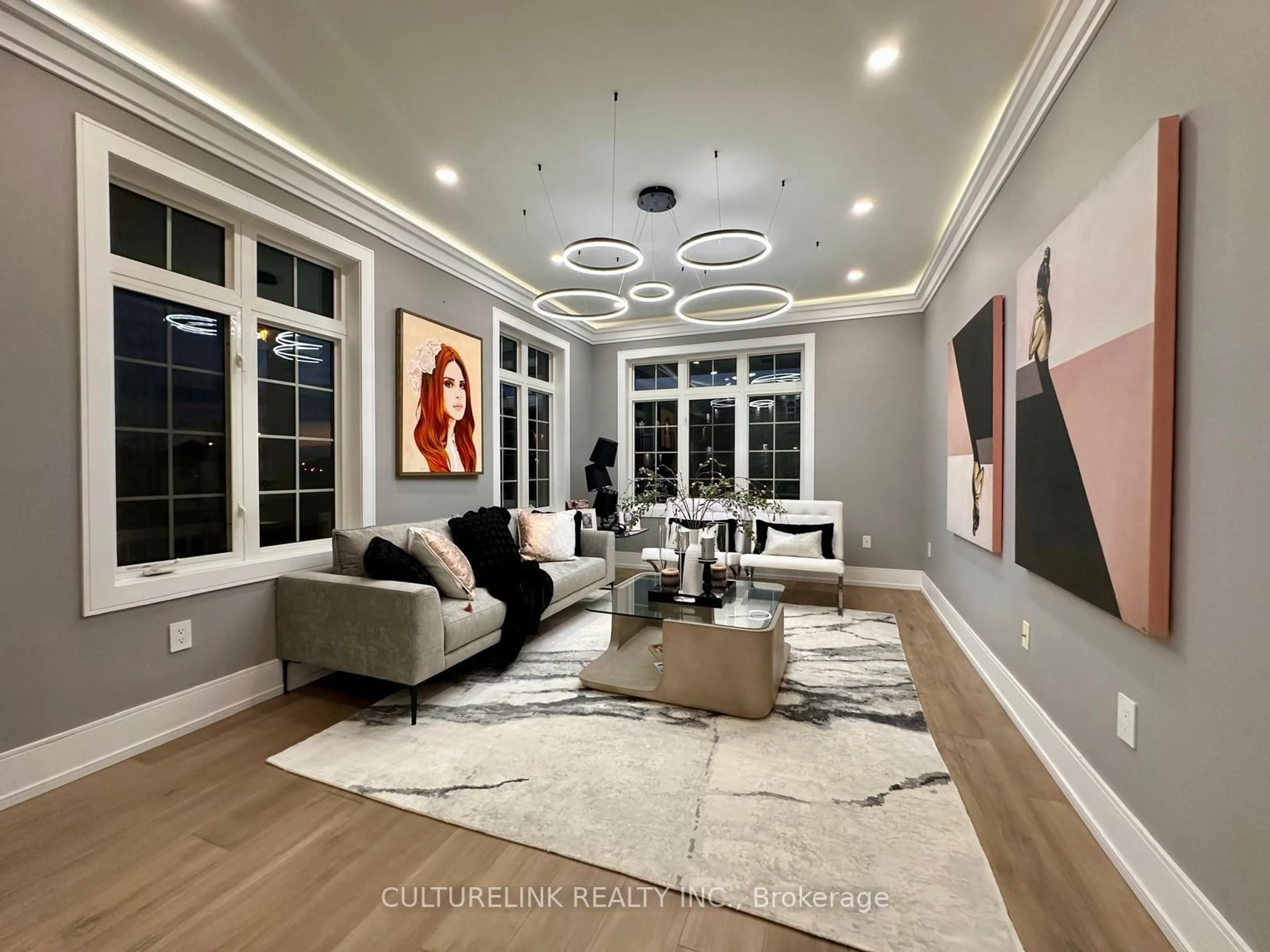 Living room with furniture, unknown for 113 Riverwalk Dr, Markham Ontario L6B 0B8
